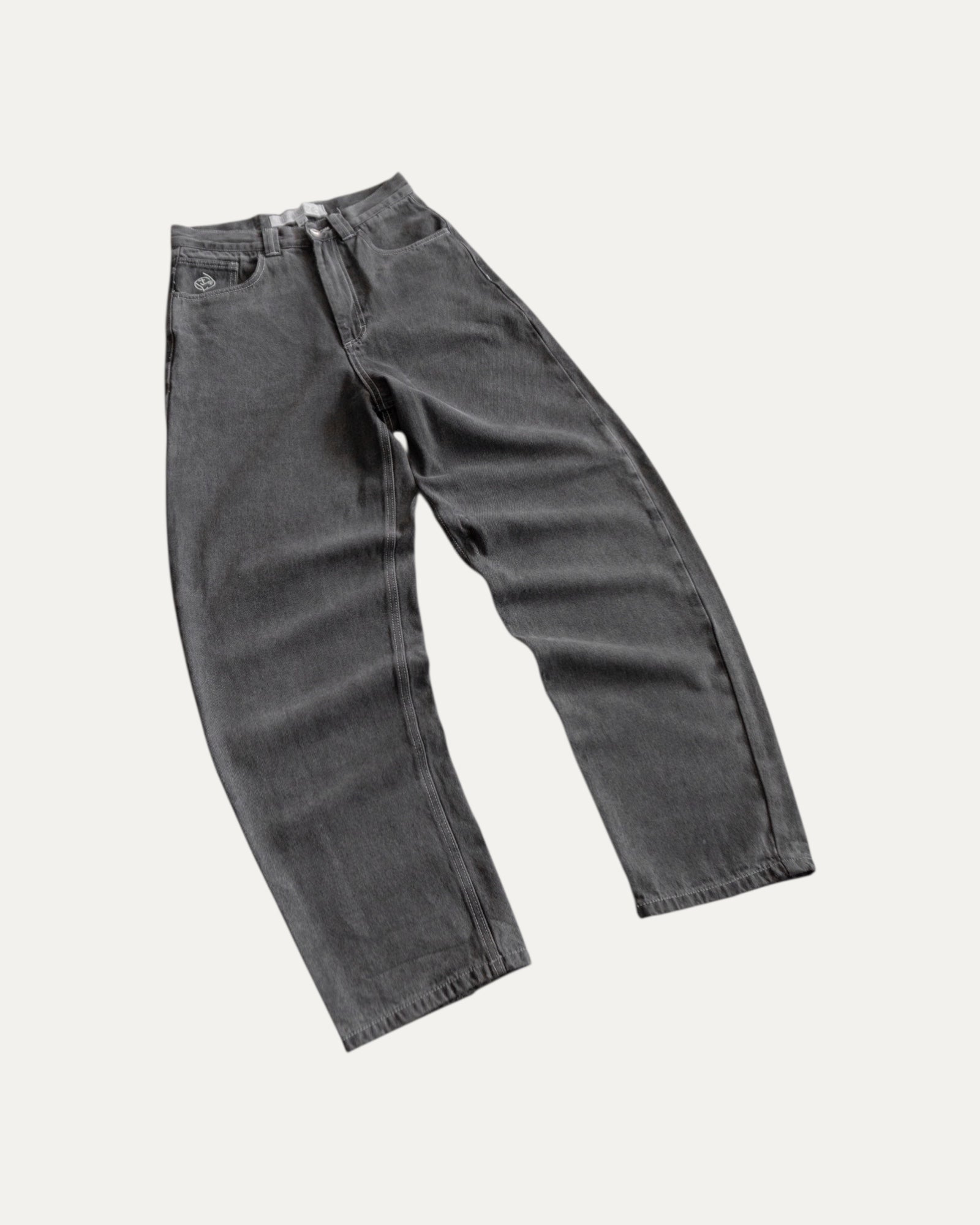 BIG BOY SILVER BLACK FADED PANTS - 30x34
