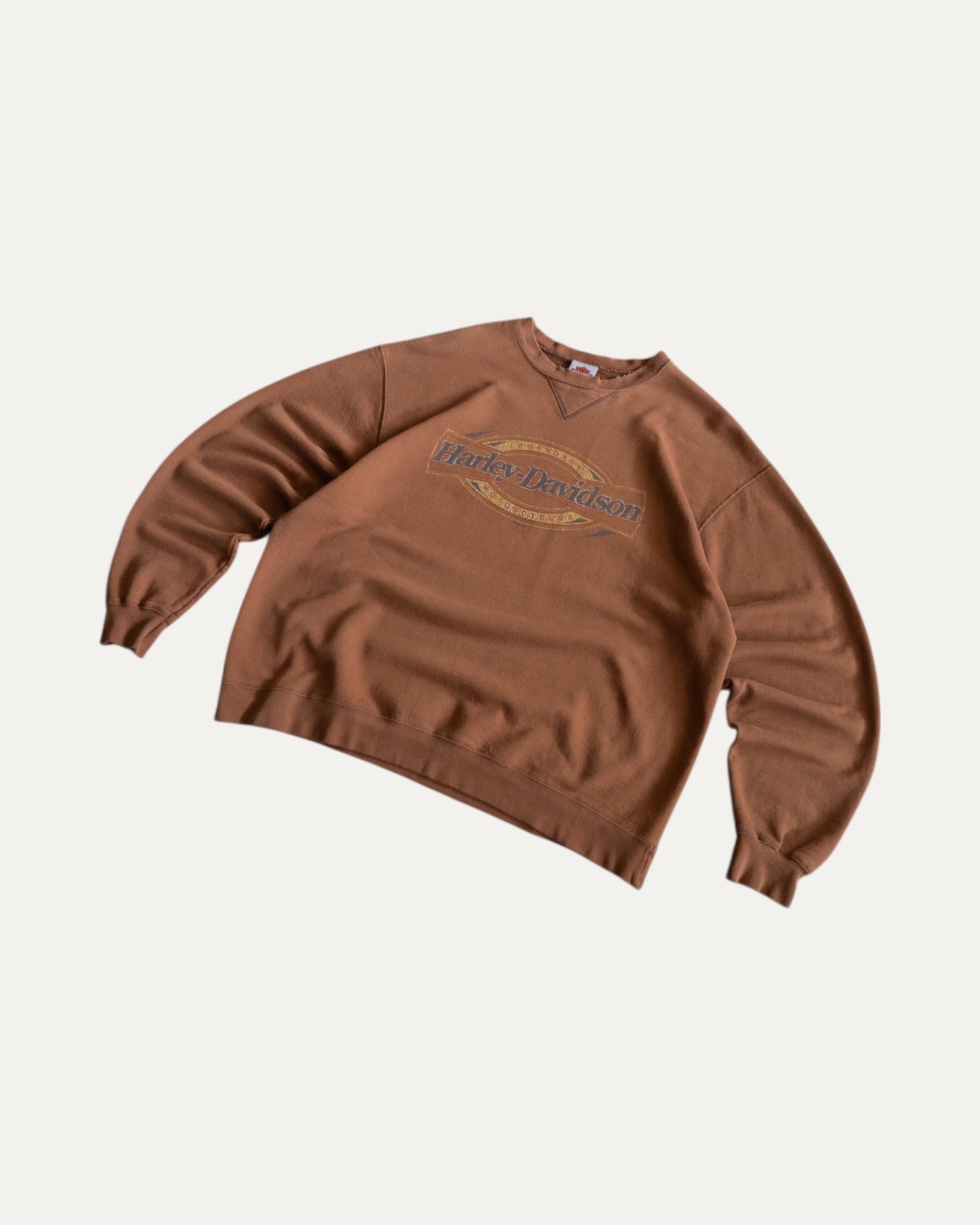 (BOXY L) VINTAGE HARLEY DAVIDSON CREWNECK