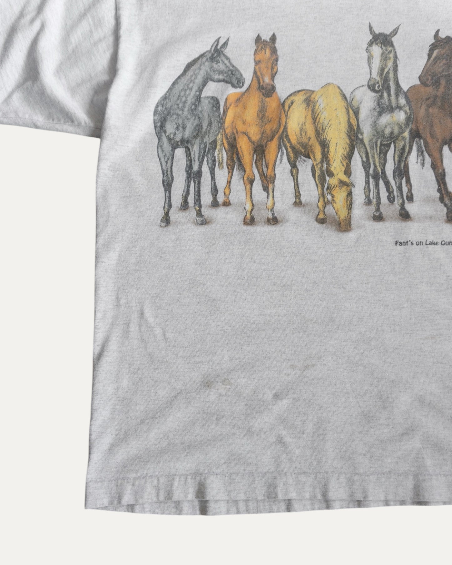 (M) 90’S VINTAGE HORSES ART TEE