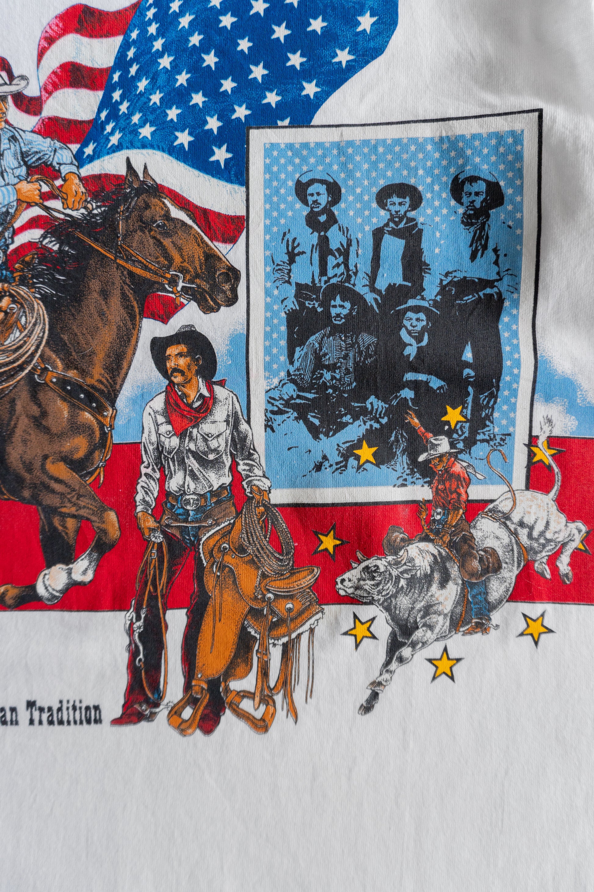 (L) 1990’S VINTAGE COWBOYS HORSE TEE