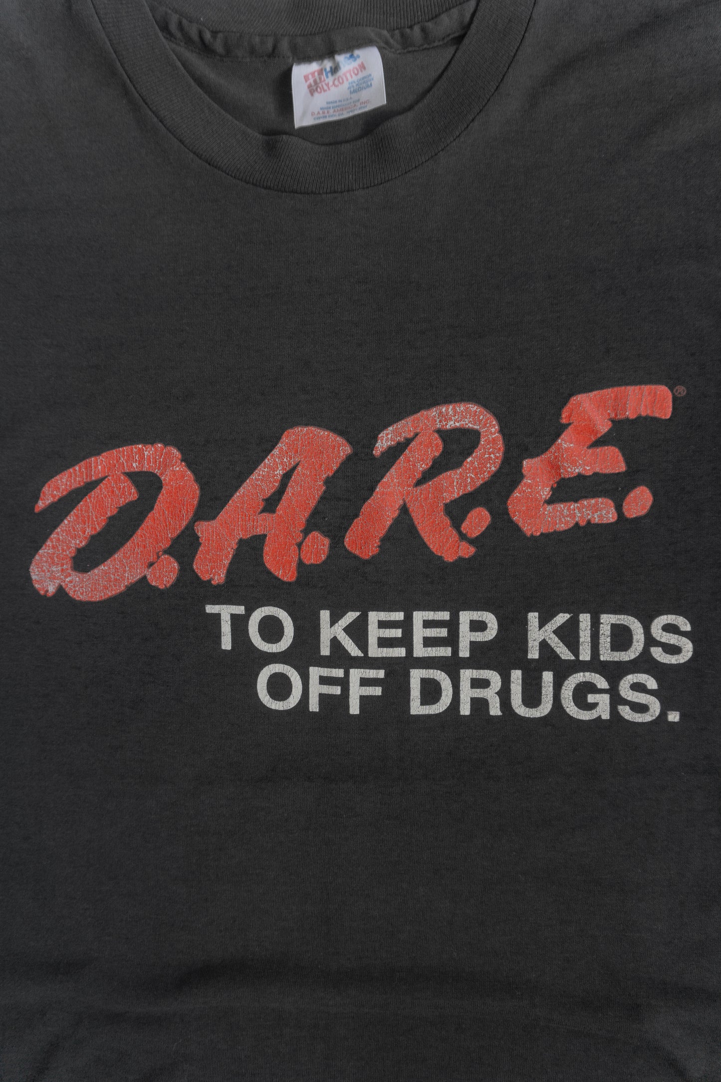 (S) 90’S VINTAGE DARE FADED X DISTRESSED TEE