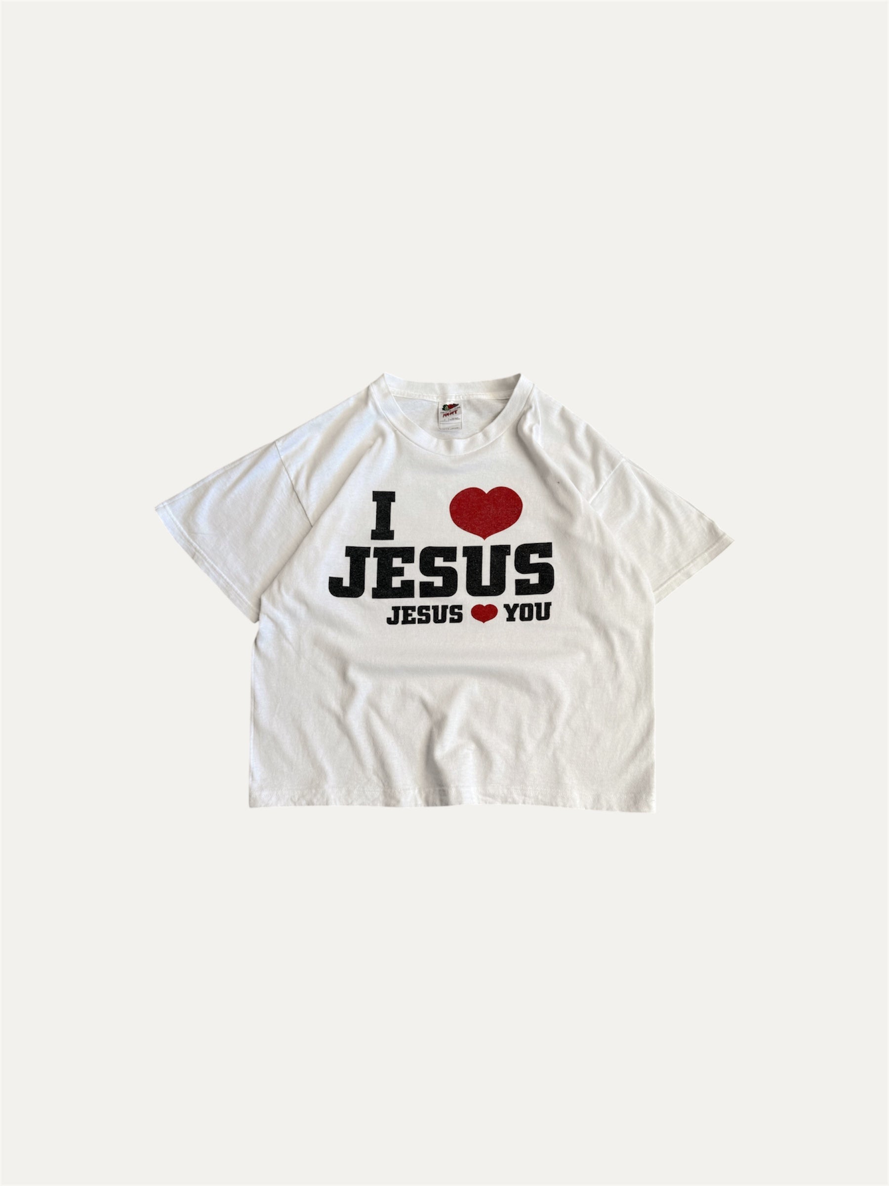 (BOXY M) VINTAGE I LOVE JESÚS TEE