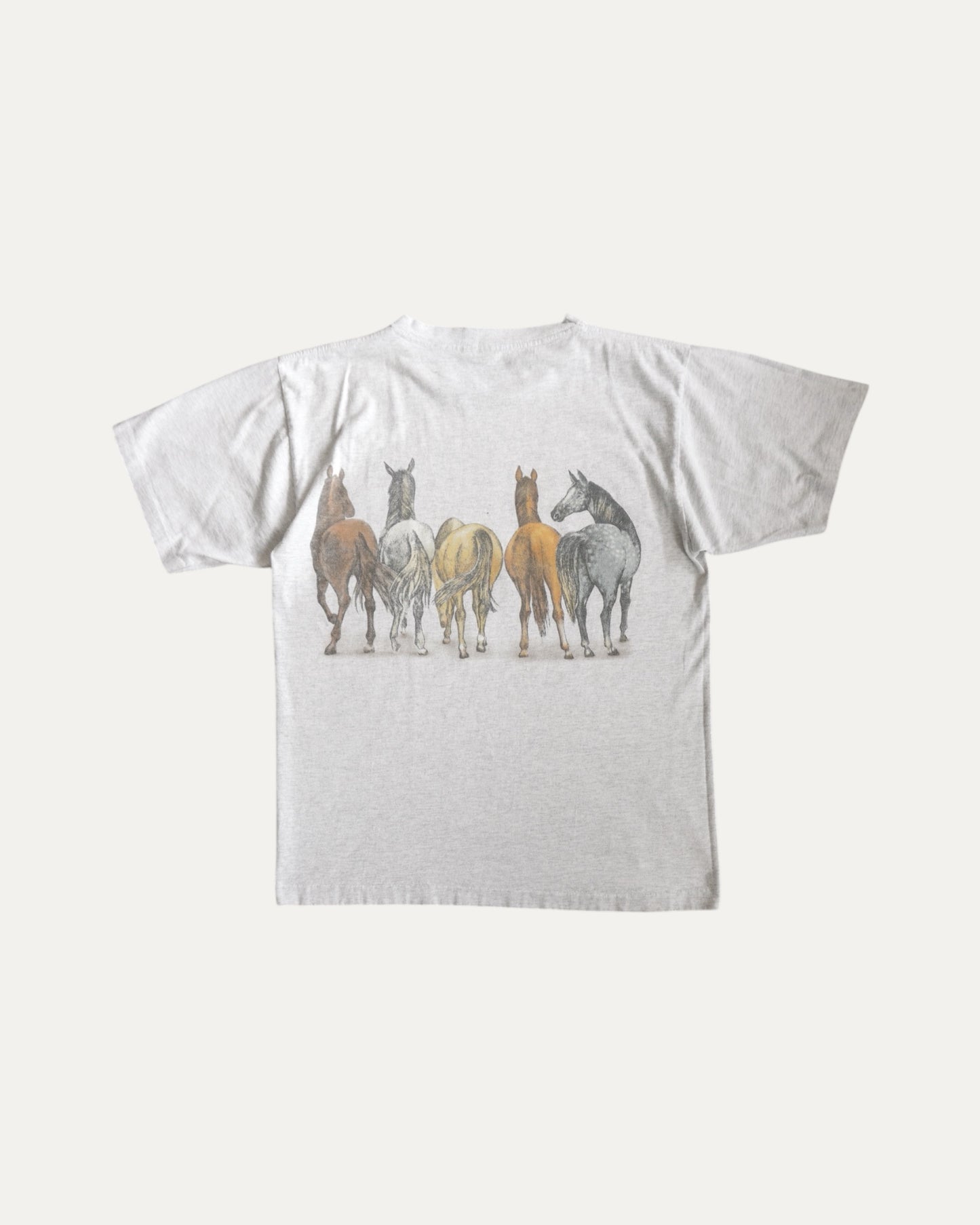(M) 90’S VINTAGE HORSES ART TEE