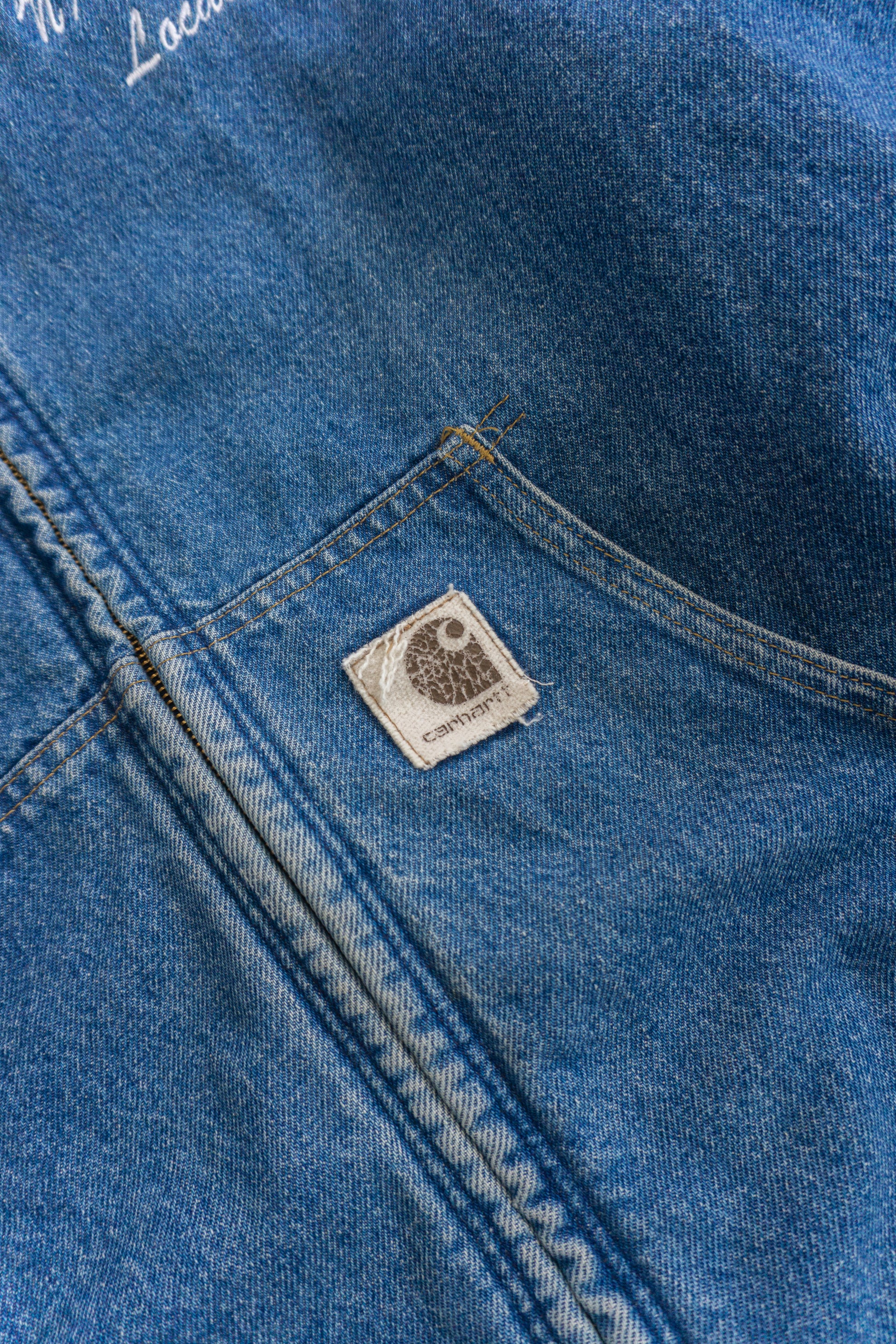 (BOXY L-XL) 90’S VINTAGE CARHARTT DENIM ACTIVE JACKET