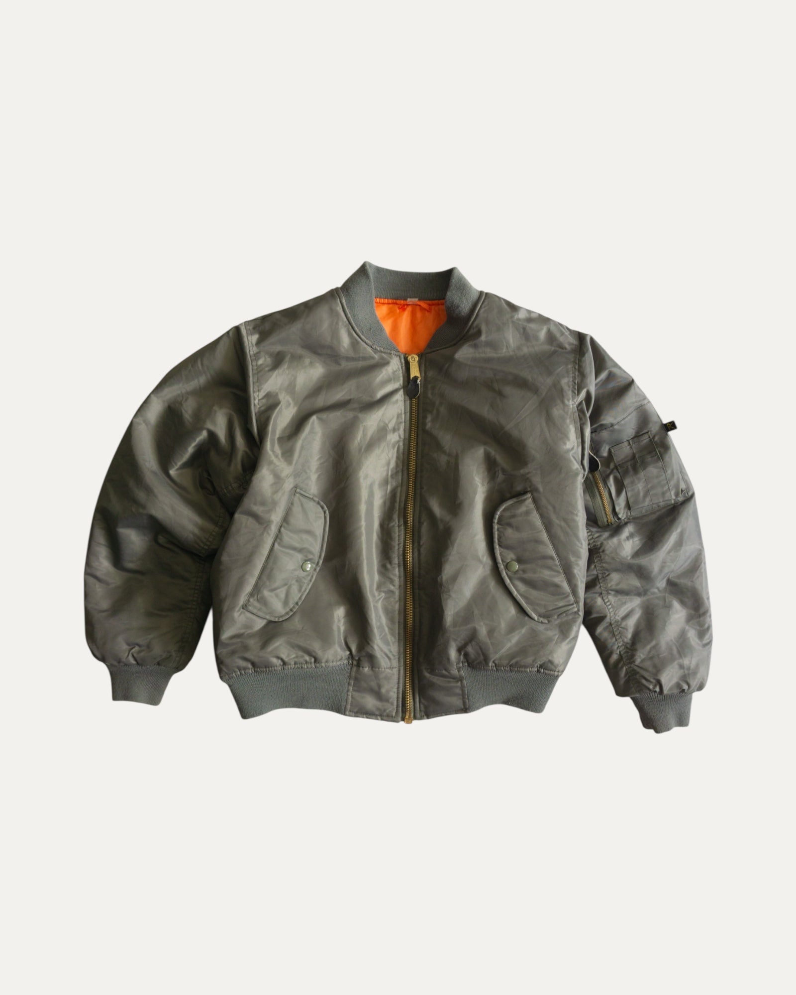 (M) 90’S VINTAGE MA-1 FLYERS BOMBER JACKET