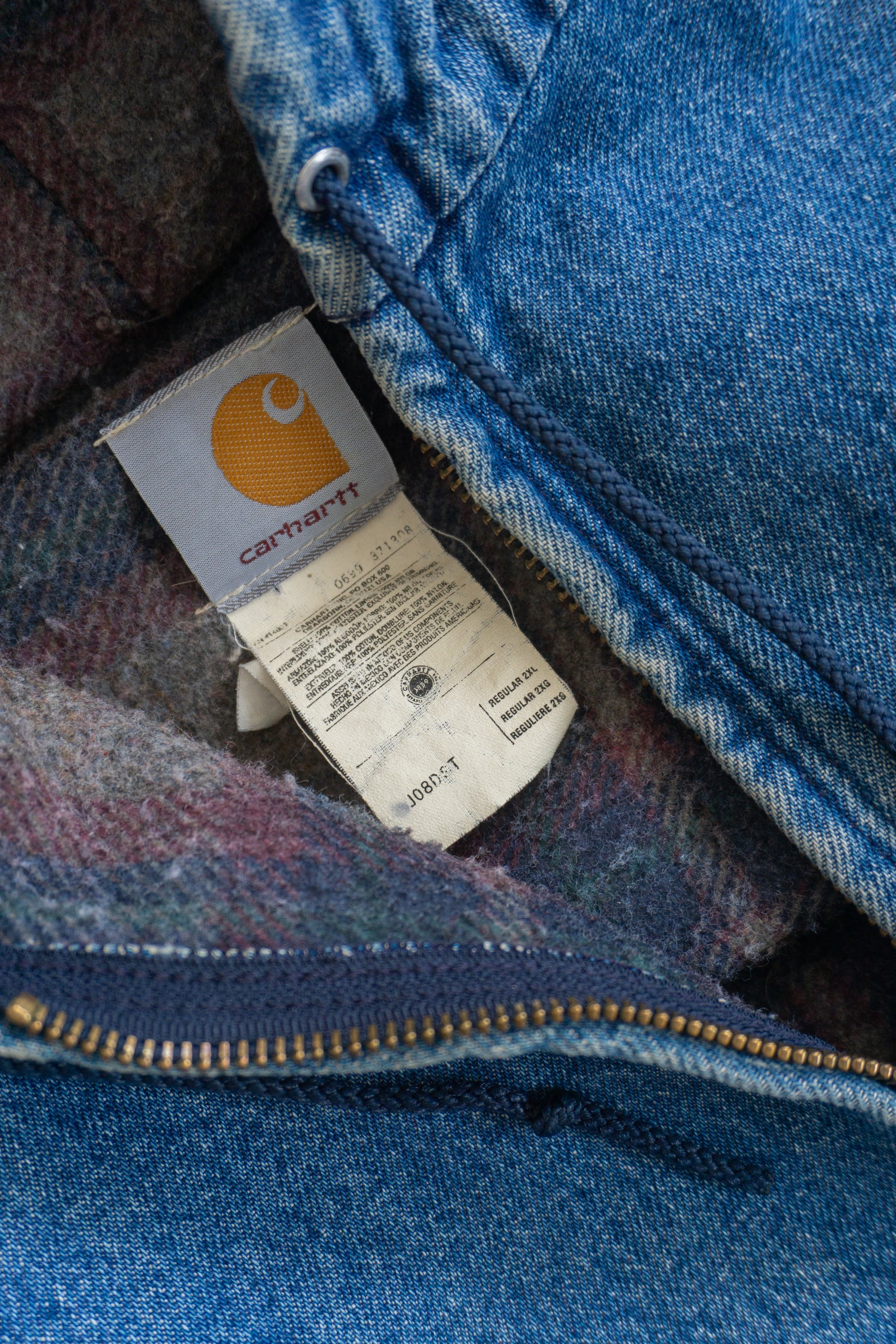 (BOXY L-XL) 90’S VINTAGE CARHARTT DENIM ACTIVE JACKET
