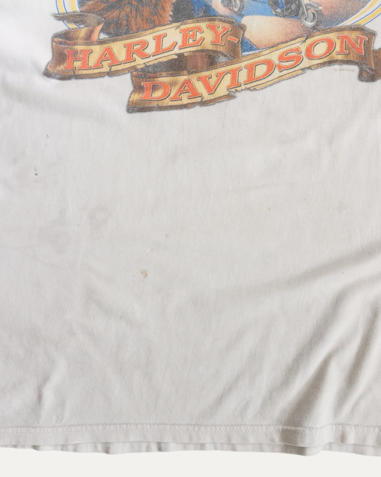 (L) VINTAGE HARLEY DAVIDSON WOLF TEE