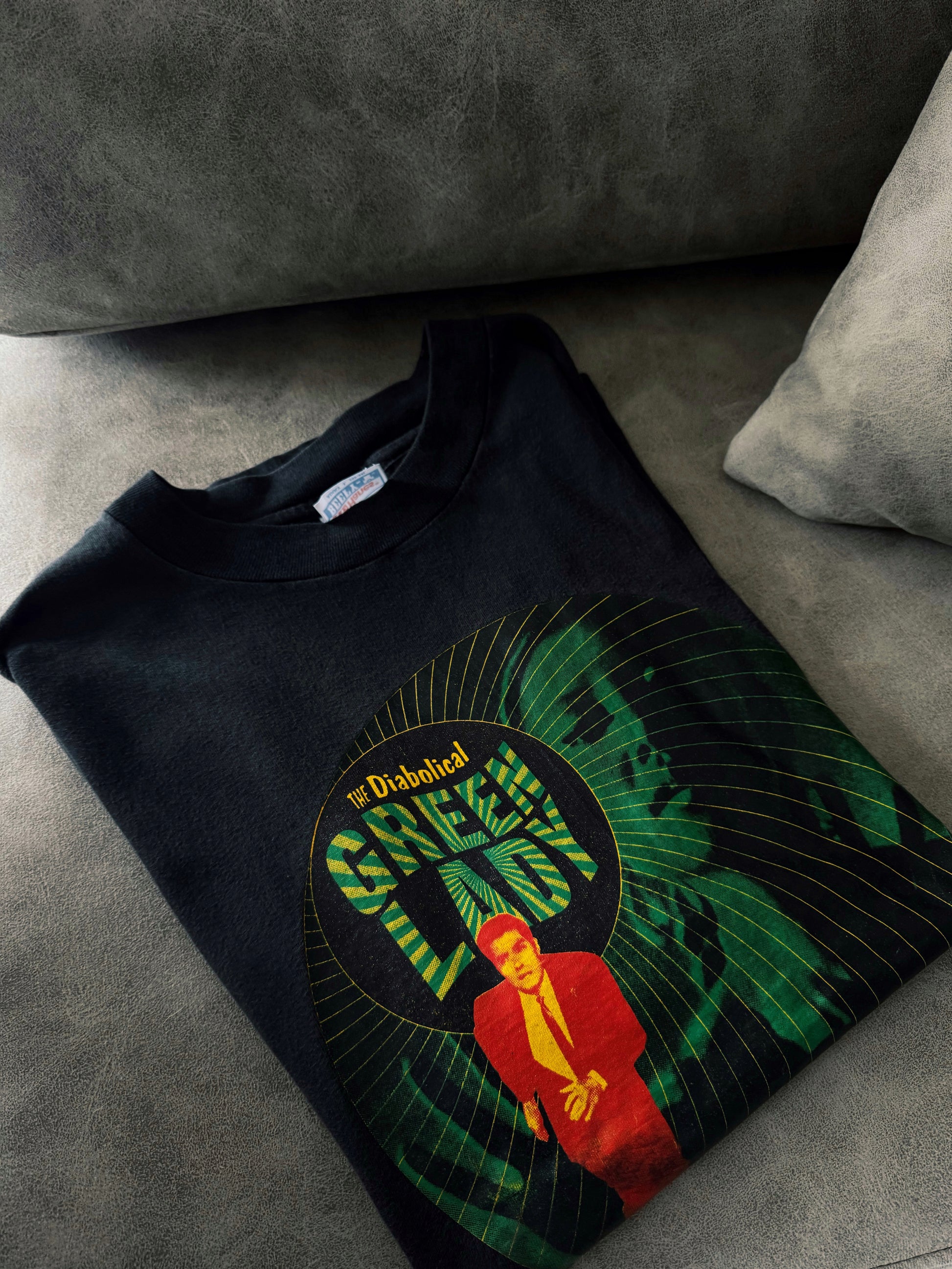(L) 90’S VINTAGE GREEN LADY TEE