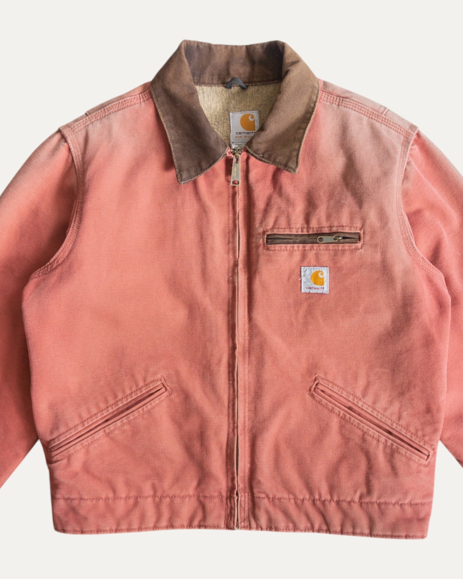(S-M) 00’S VINTAGE CARHARTT SALMÓN DETROIT JACKET