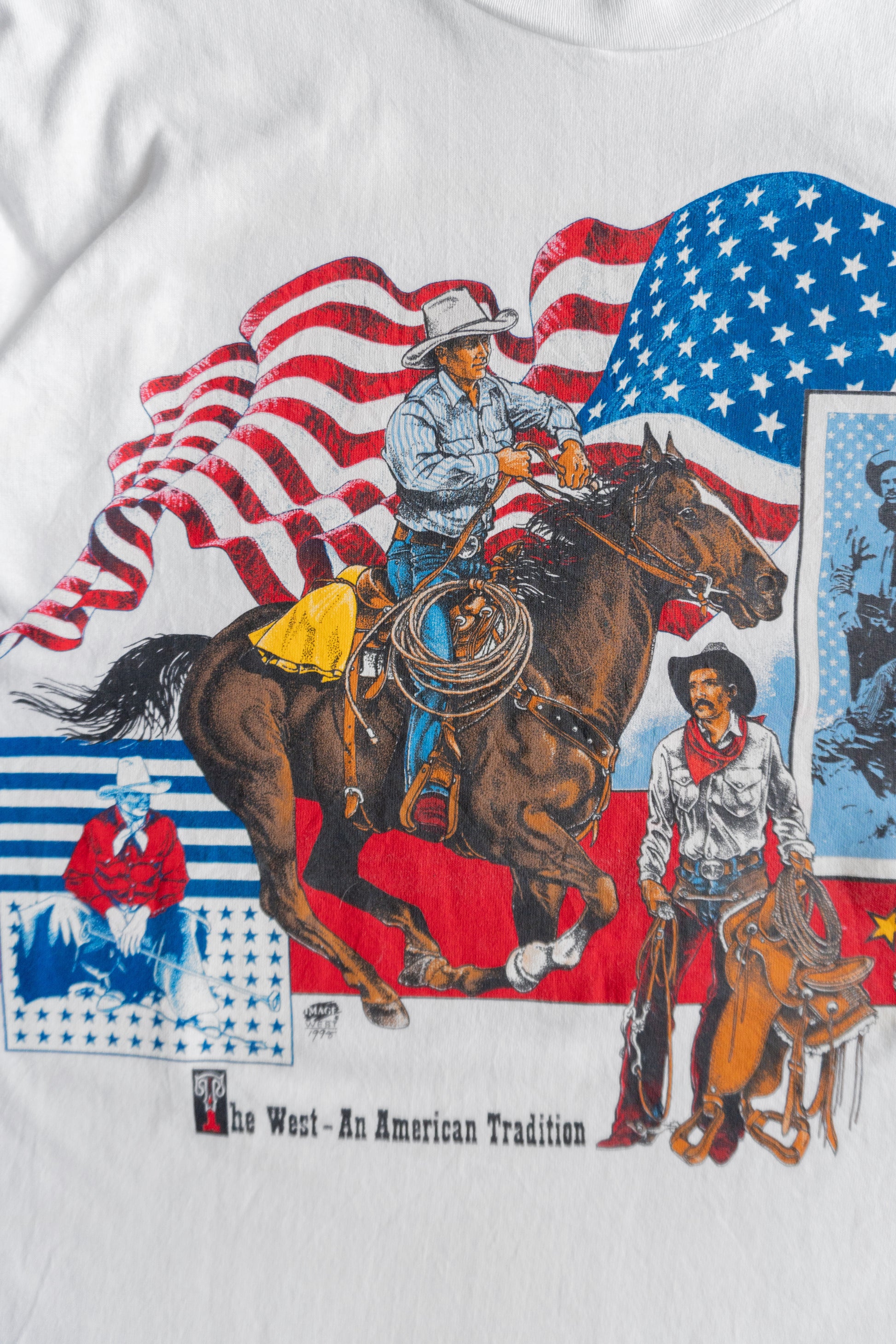 (L) 1990’S VINTAGE COWBOYS HORSE TEE