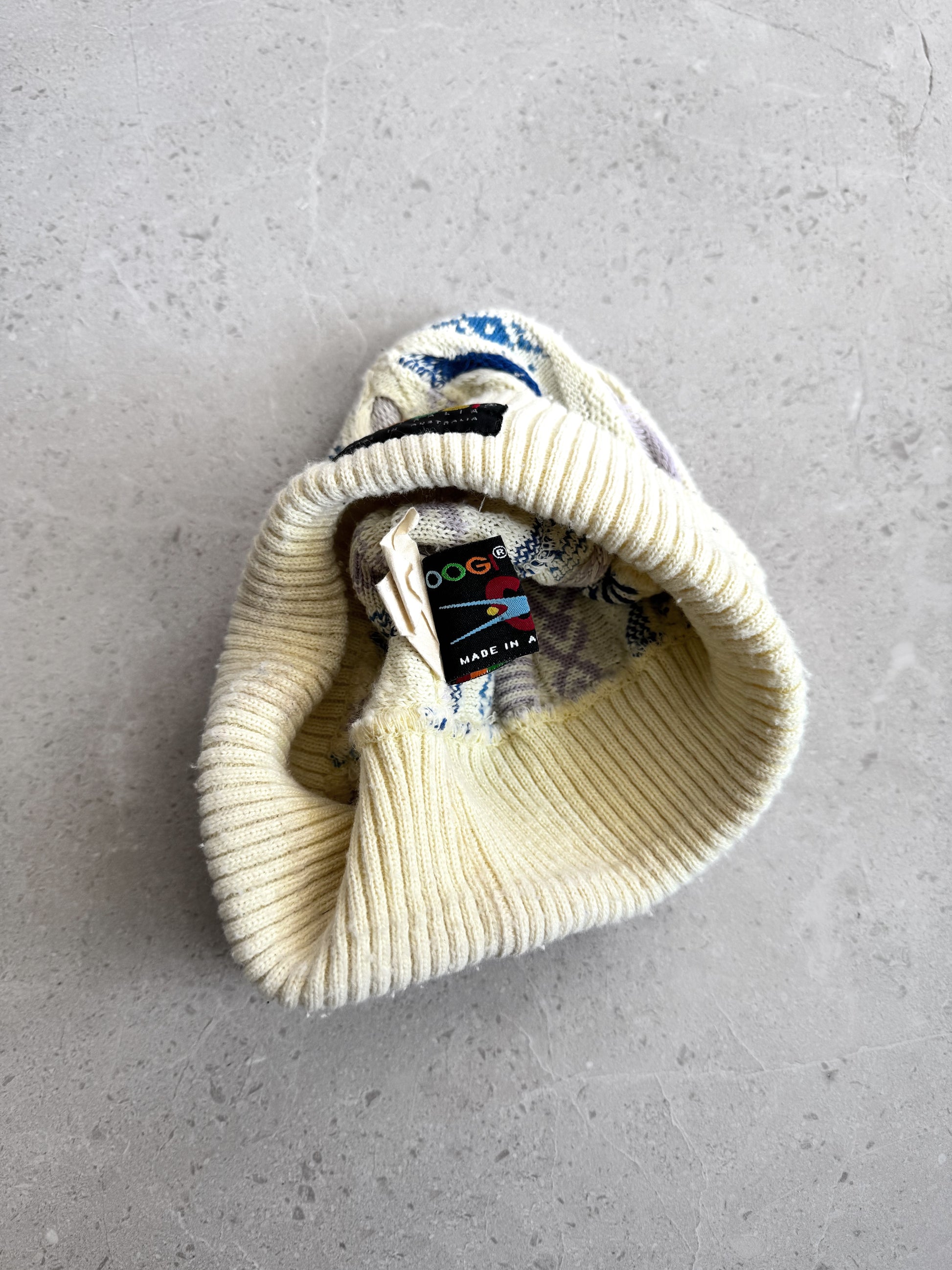 VINTAGE COOGI 3D COTTON KNITTED HAT