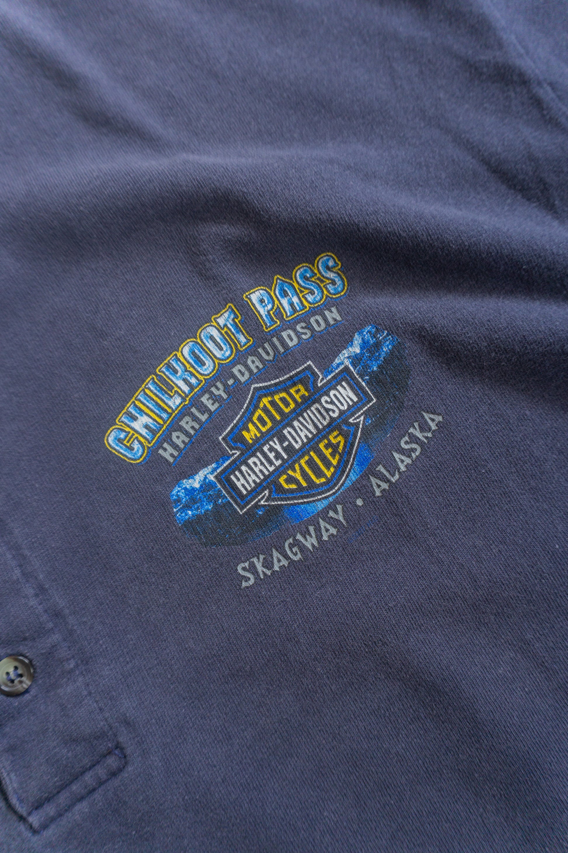 (L) VINTAGE HARLEY DAVIDSON WOLF TEE