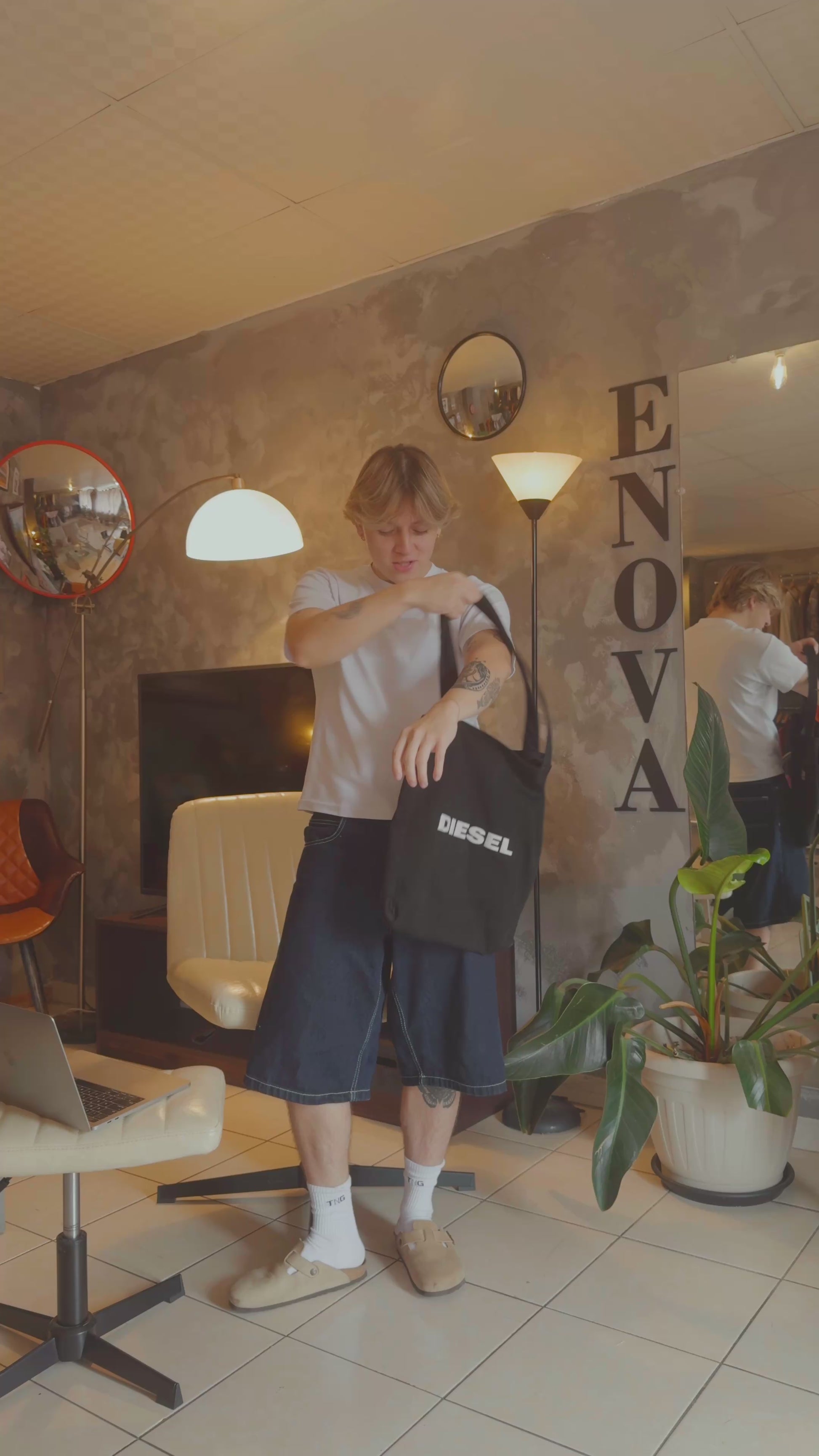 VINTAGE DIESEL TOTE BAG