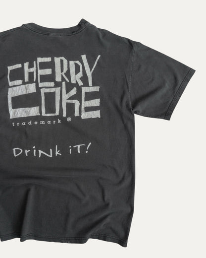 (L) VINTAGE CHERRY COKE FADED PROMO TEE