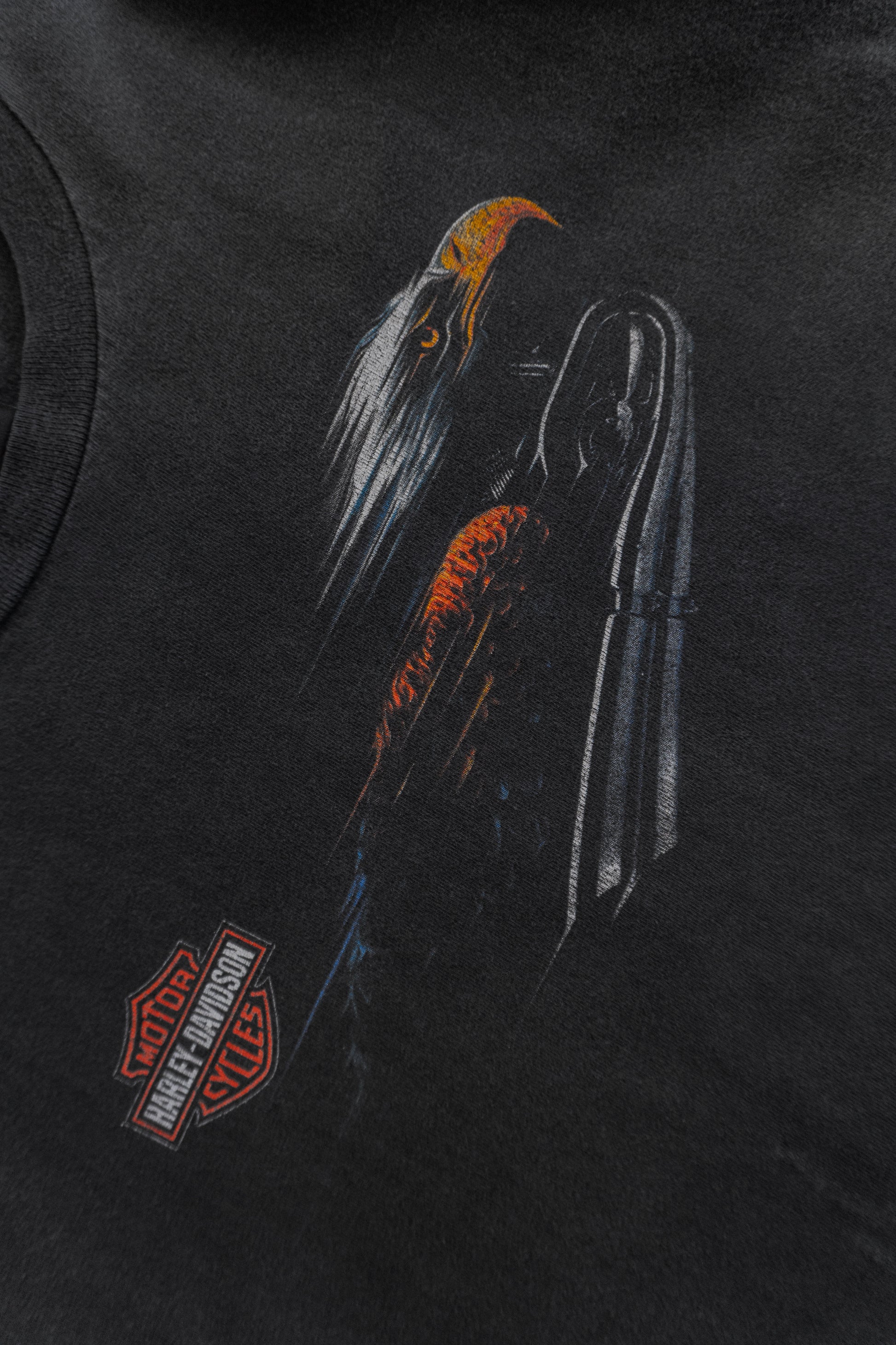 (FIT L) HARLEY DAVIDSON SUN FADED EAGLE TEE