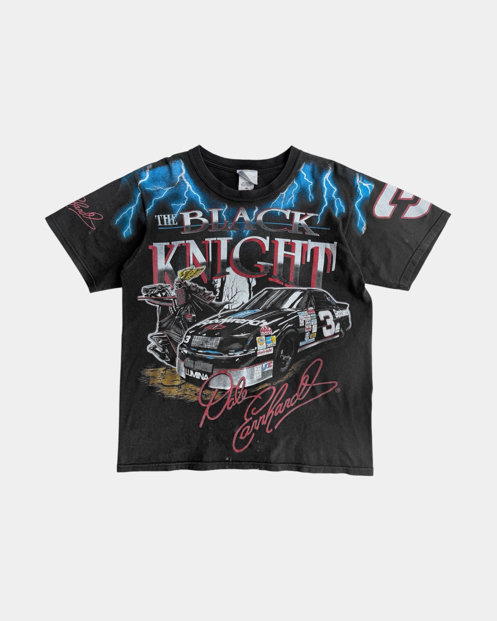 (M) VINTAGE NASCAR DALE EARNHARDT THUNDER AOP TEE