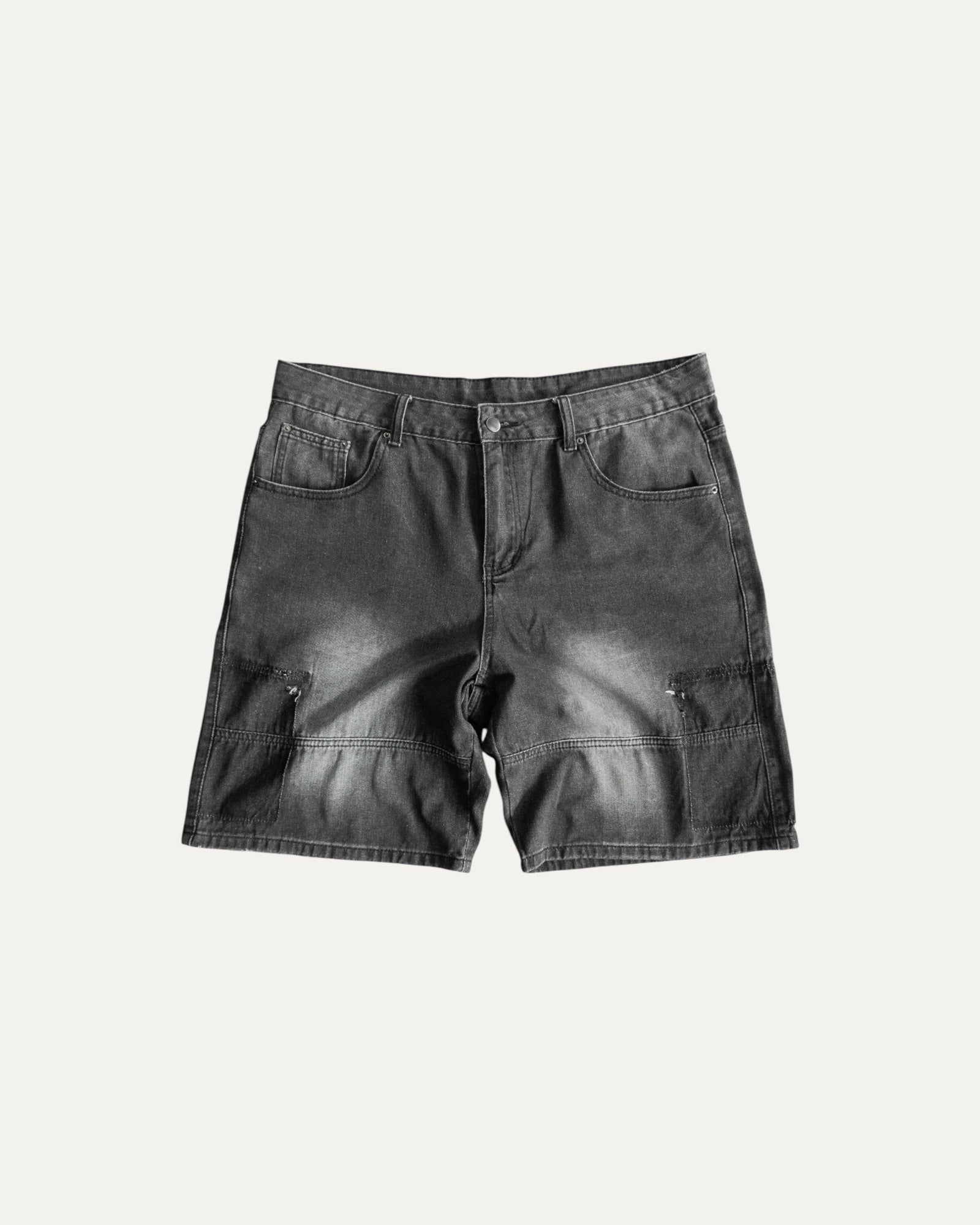AMAZING FADED DISTRESSED JORTS - 36