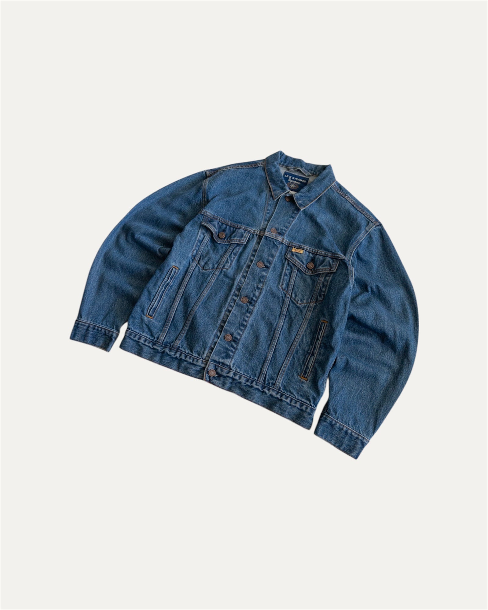 (M) VINTAGE LEVIS DENIM TRUCKER COWBOY JACKET