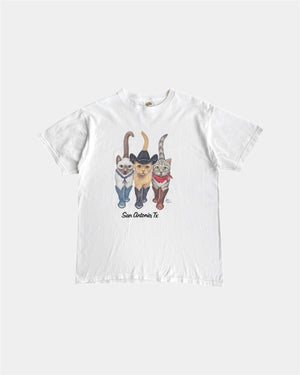 (L) VINTAGE CAT COWBOYS TEXAS TEE