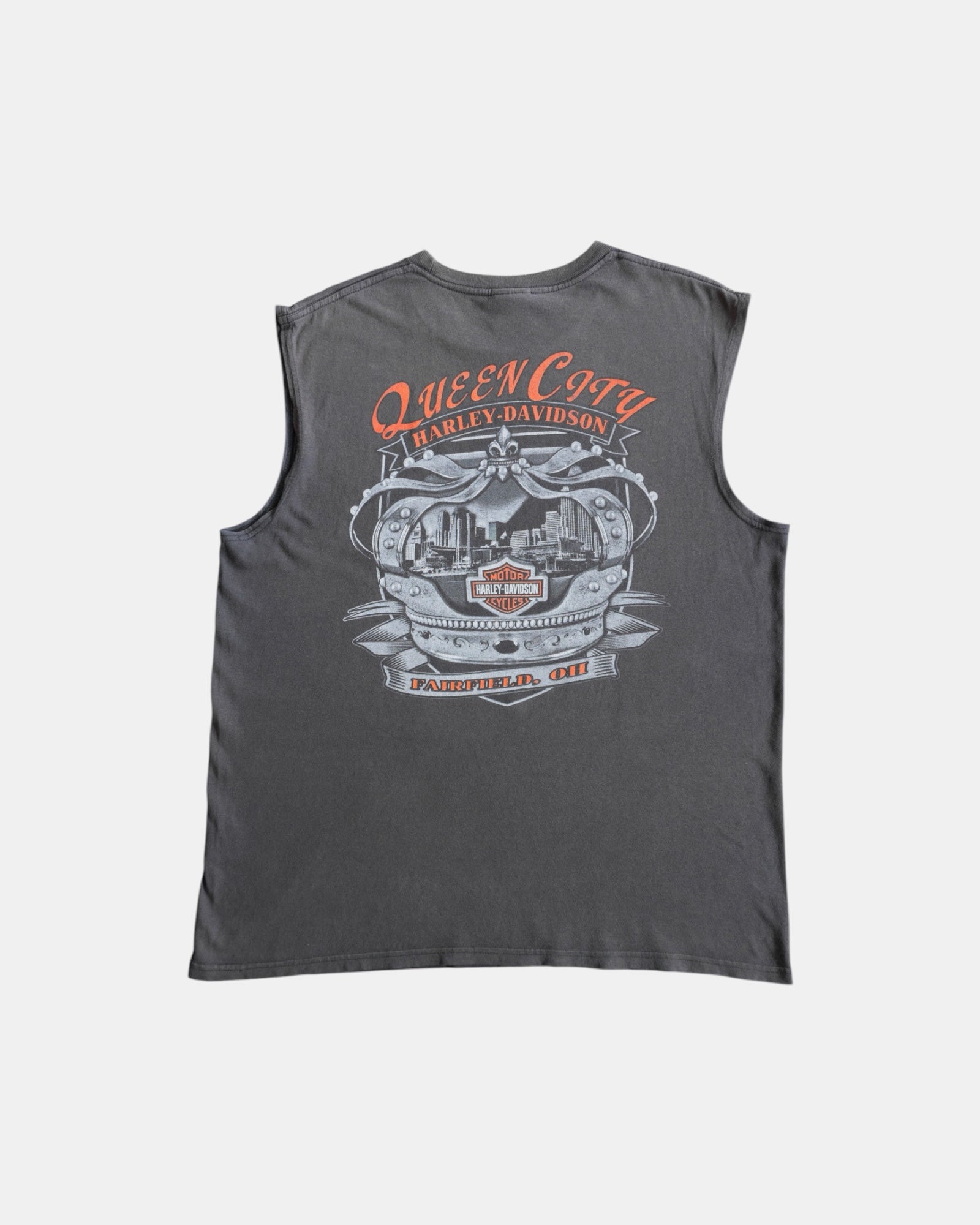 (L) VINTAGE HARLEY DAVIDSON SUN FADED TANK TOP