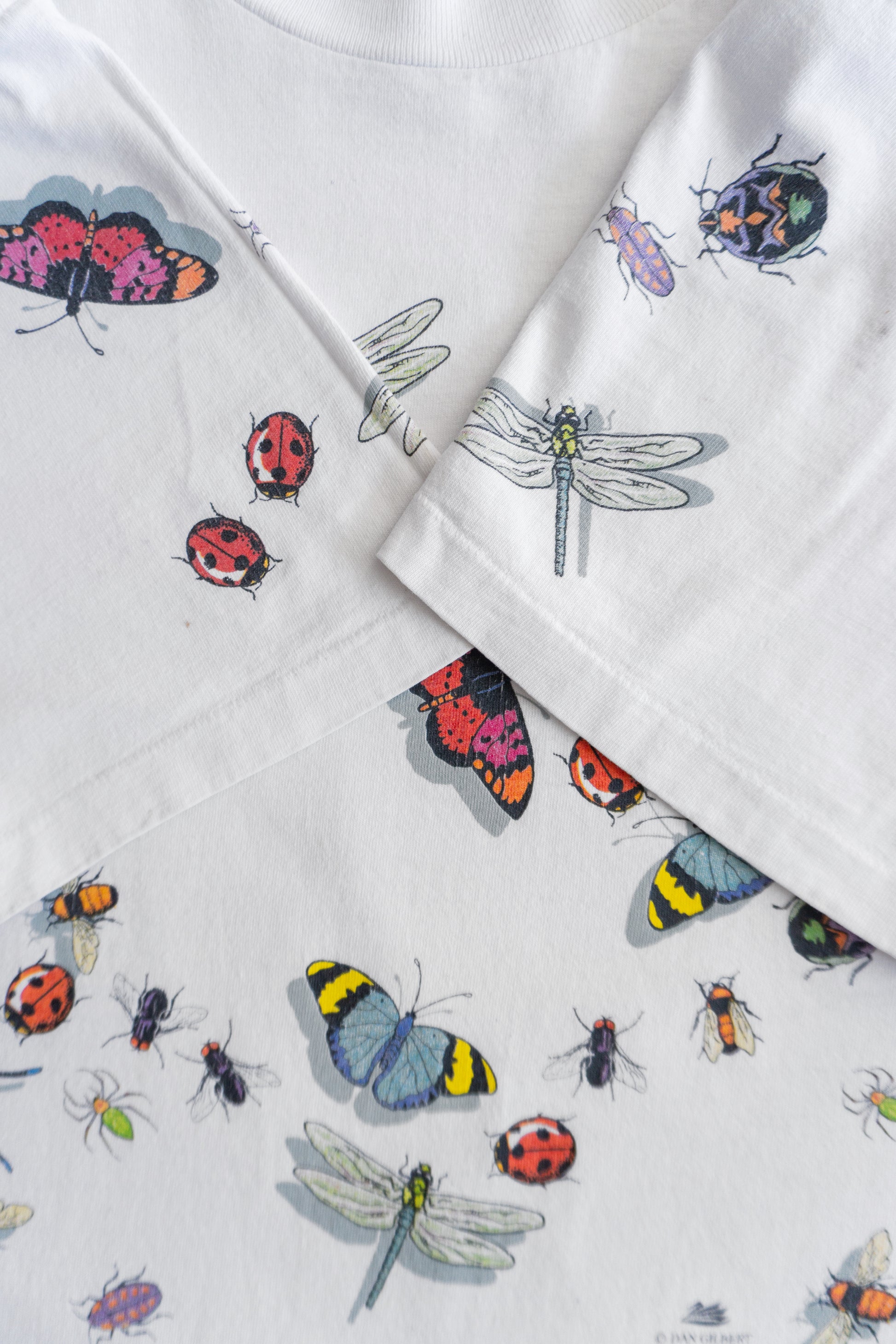 (M) 90’S VINTAGE BUTTERFLY INSECTS NATURE ART TEE
