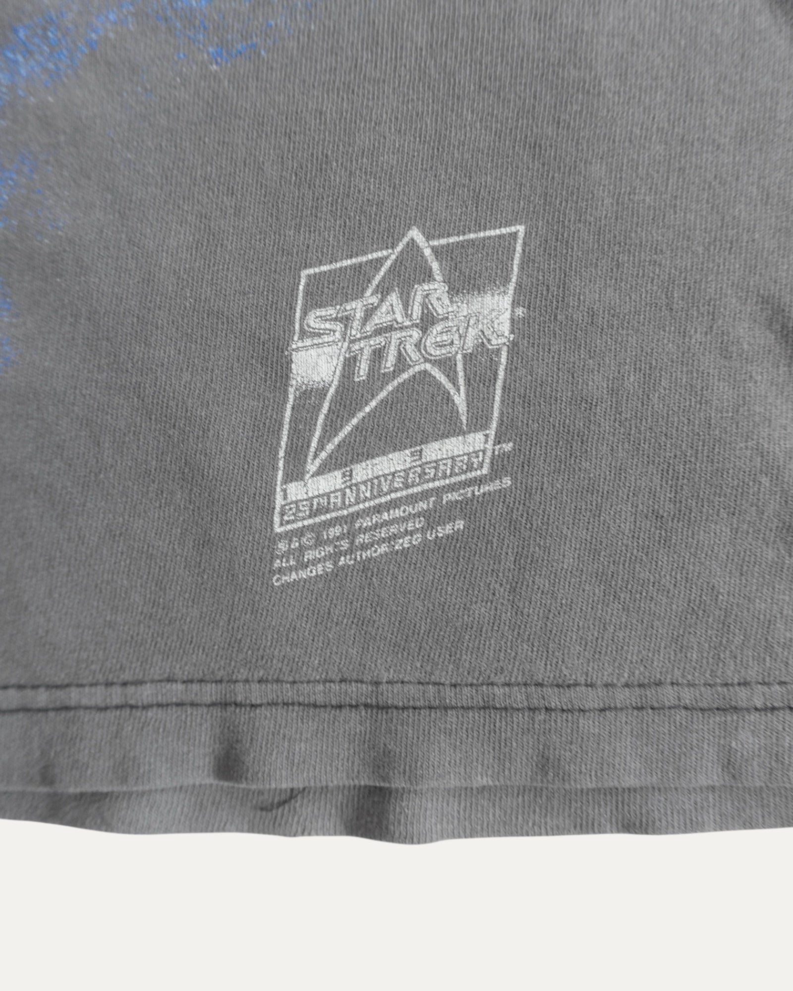 (M) 90’S VINTAGE STAR TREK ENTERPRISE BEAUTIFUL FADED AOP TEE