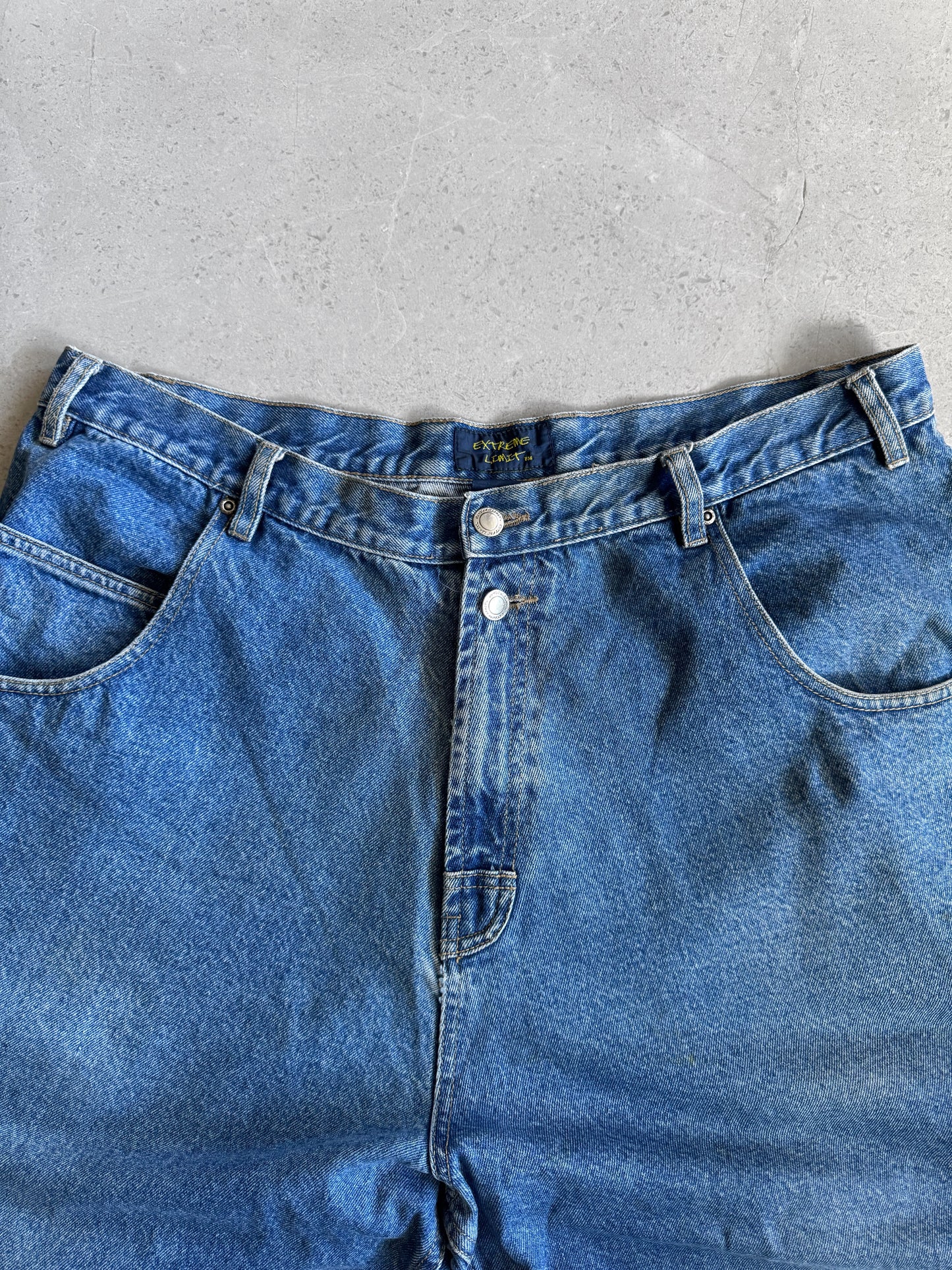 VINTAGE XTREME DENIM JORTS - 38