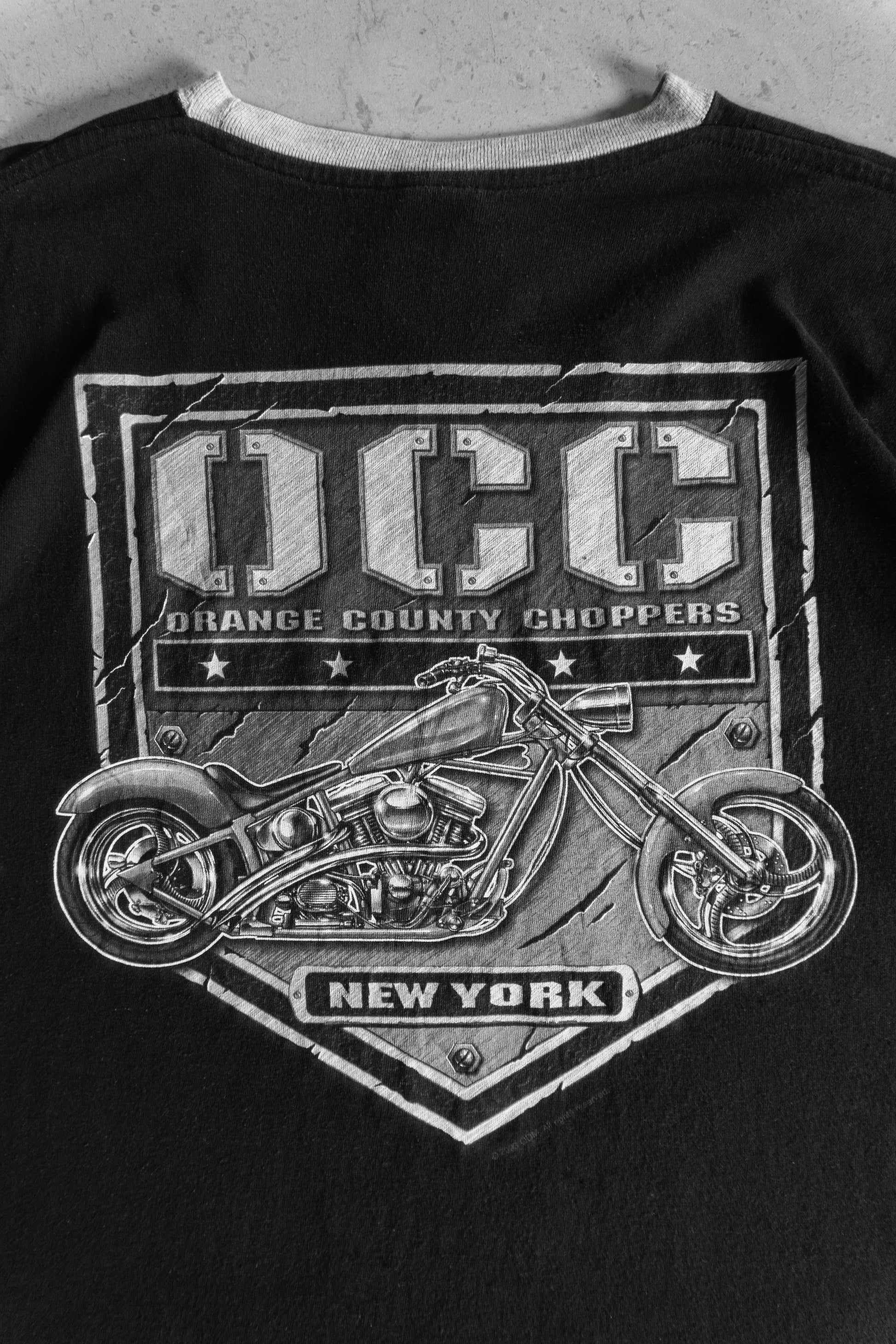 (FIT L) VINTAGE ORANGE COUNTY CHOPPERS TEE