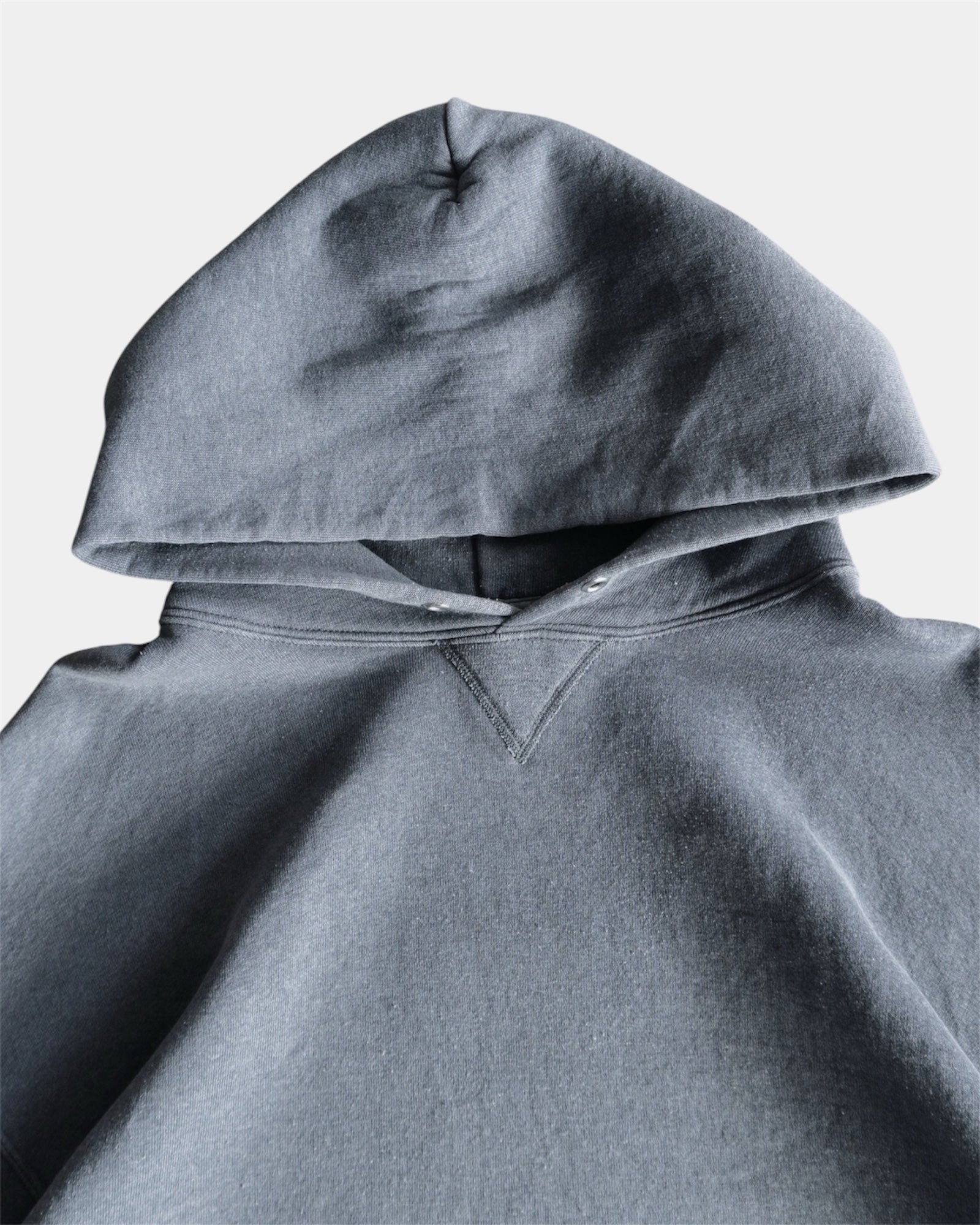 (XXL) RUSSELL GRAY FADED HOODIE