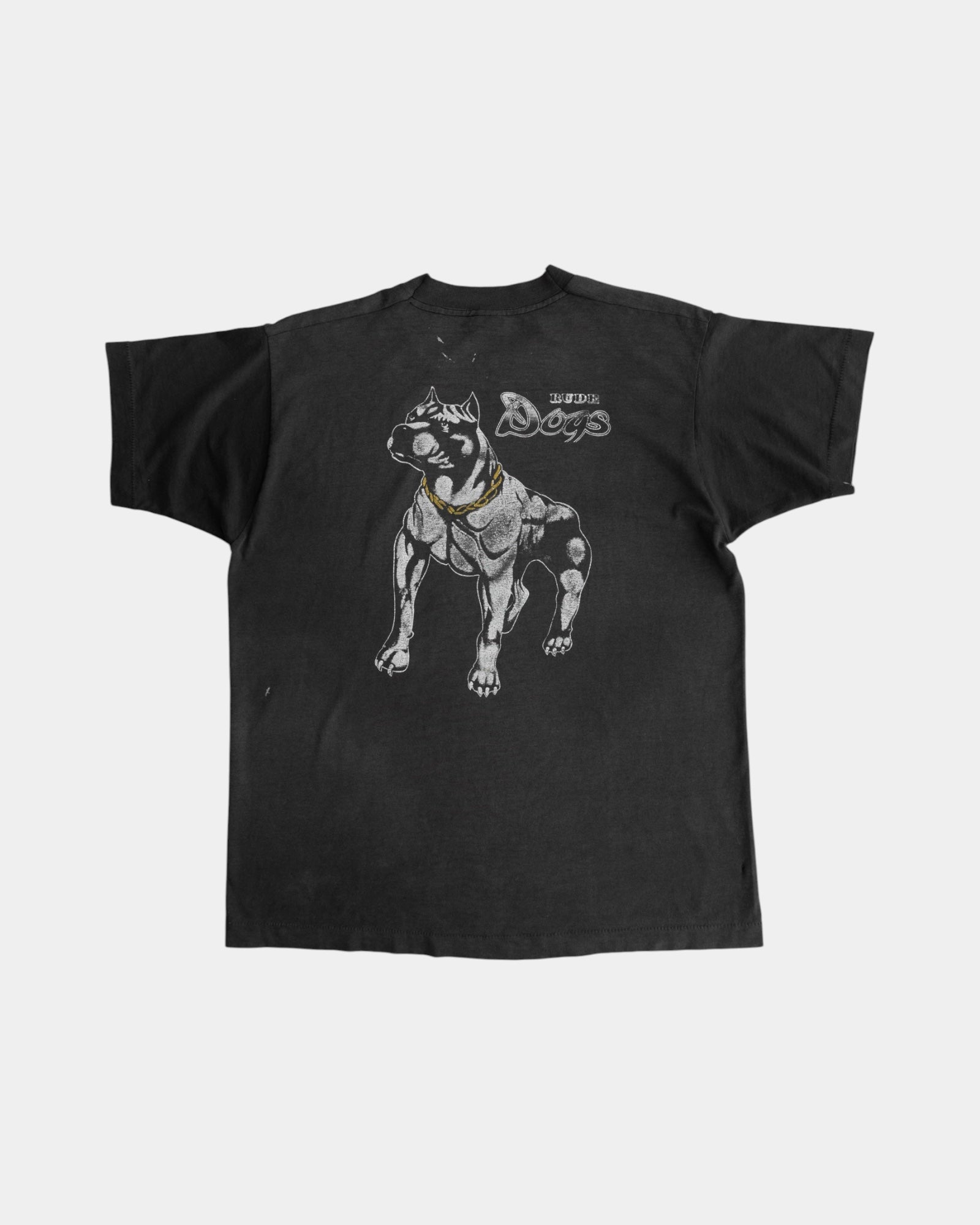 (L) VINTAGE RUDE DOGS FADED TEE