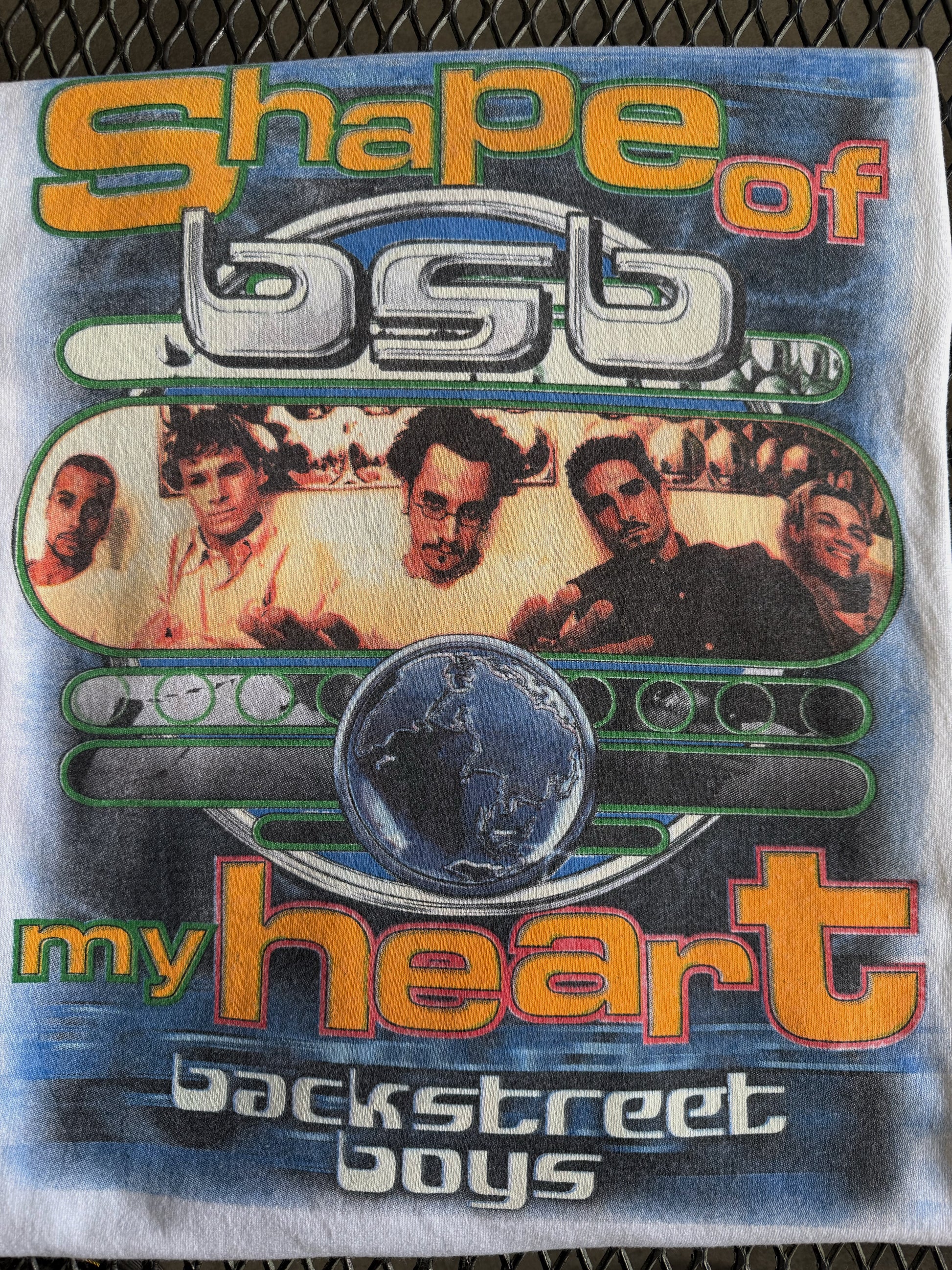 (L/XL) 2000’S VINTAGE BACKSTREETBOYS “SHAPE OF MY HEART” LONG SLEEVE