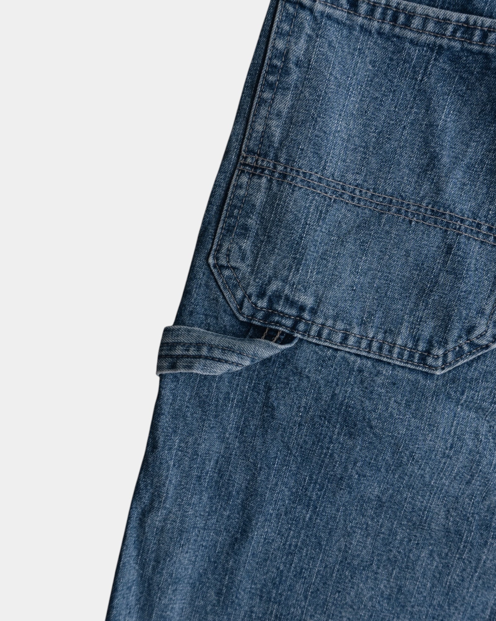 VINTAGE WRANGLER DENIM CARPENTER SHORT - 36
