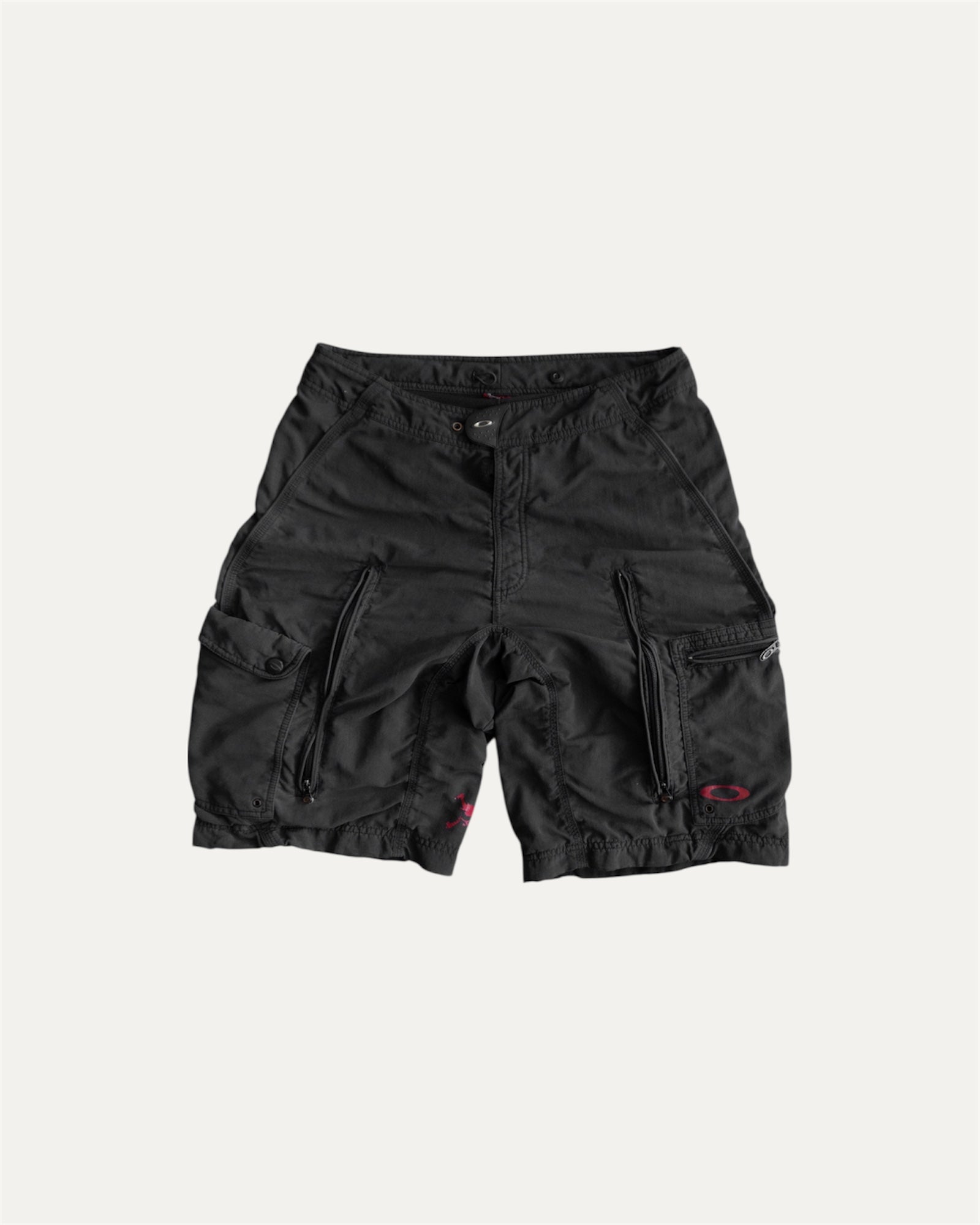 90’S VINTAGE AMAZING OAKLEY SKULL CARGO SHORT - 34