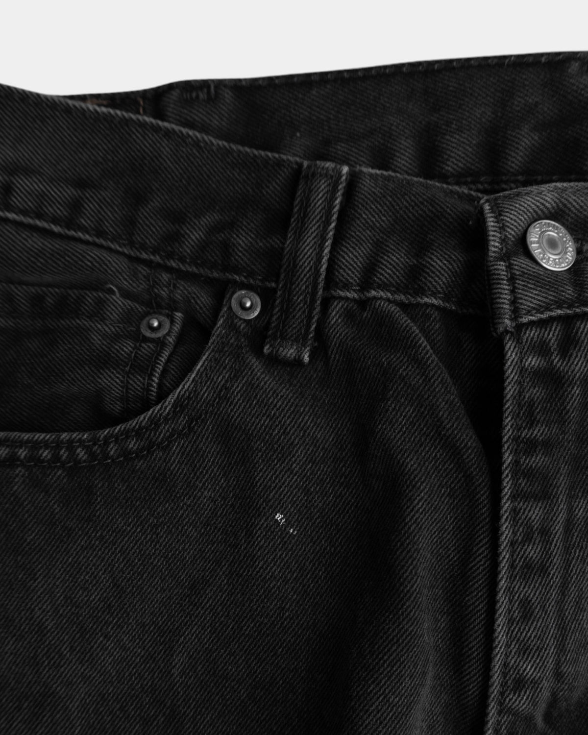 VINTAGE LEVIS 505 BLACK DENIM PANTS - FIT 36x30