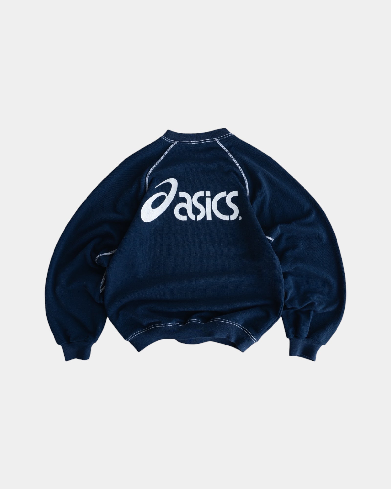 (M) 90’S VINTAGE BOXY ASICS CREWNECK