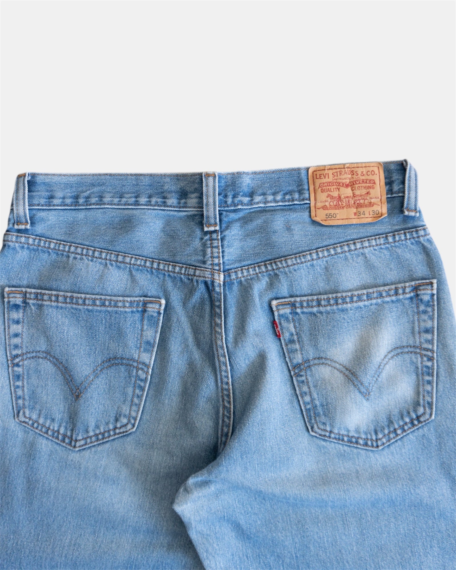 VINTAGE LEVIS 550 DENIM PANTS - 34x30