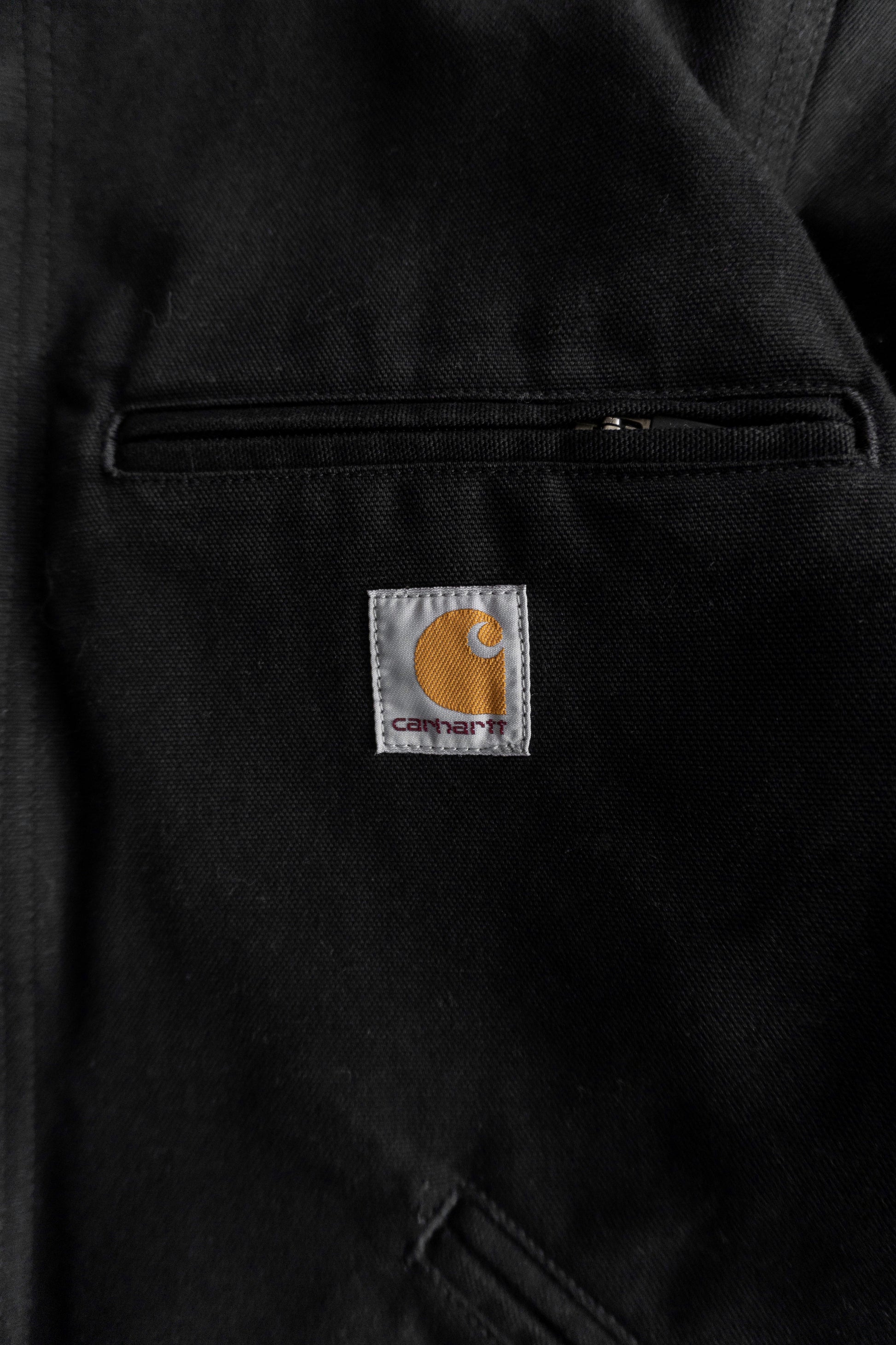 (S/M) CARHARTT BLACK DETROIT JACKET