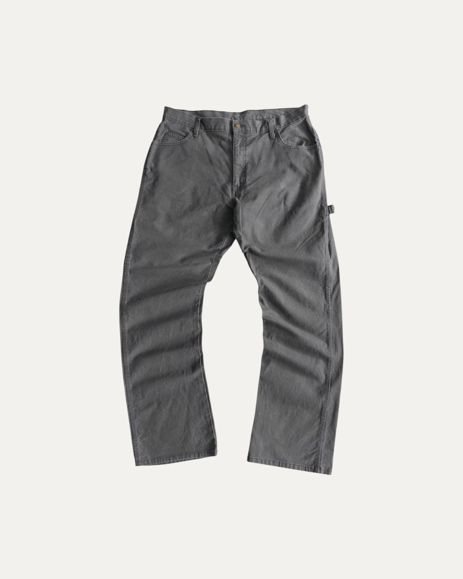 VINTAGE DICKIES CARPENTER GRAY PANTS - 36x32