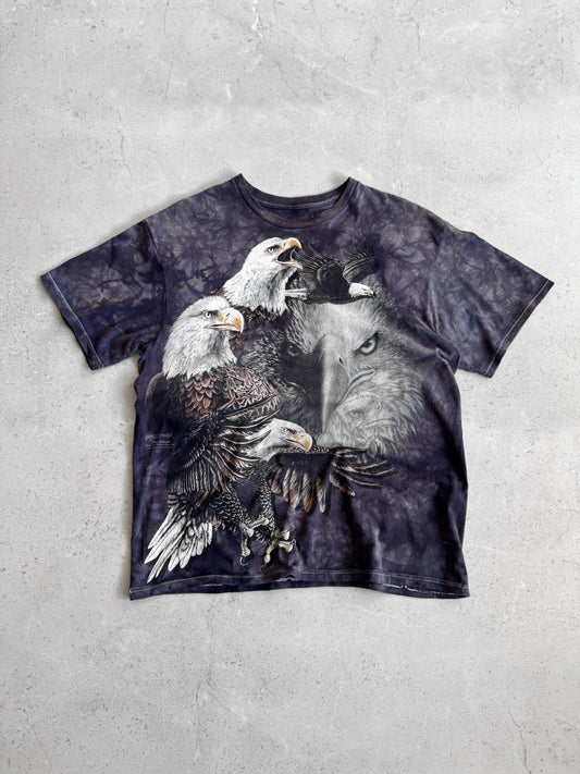 (L) EAGLE AOP NATURE ART TEE