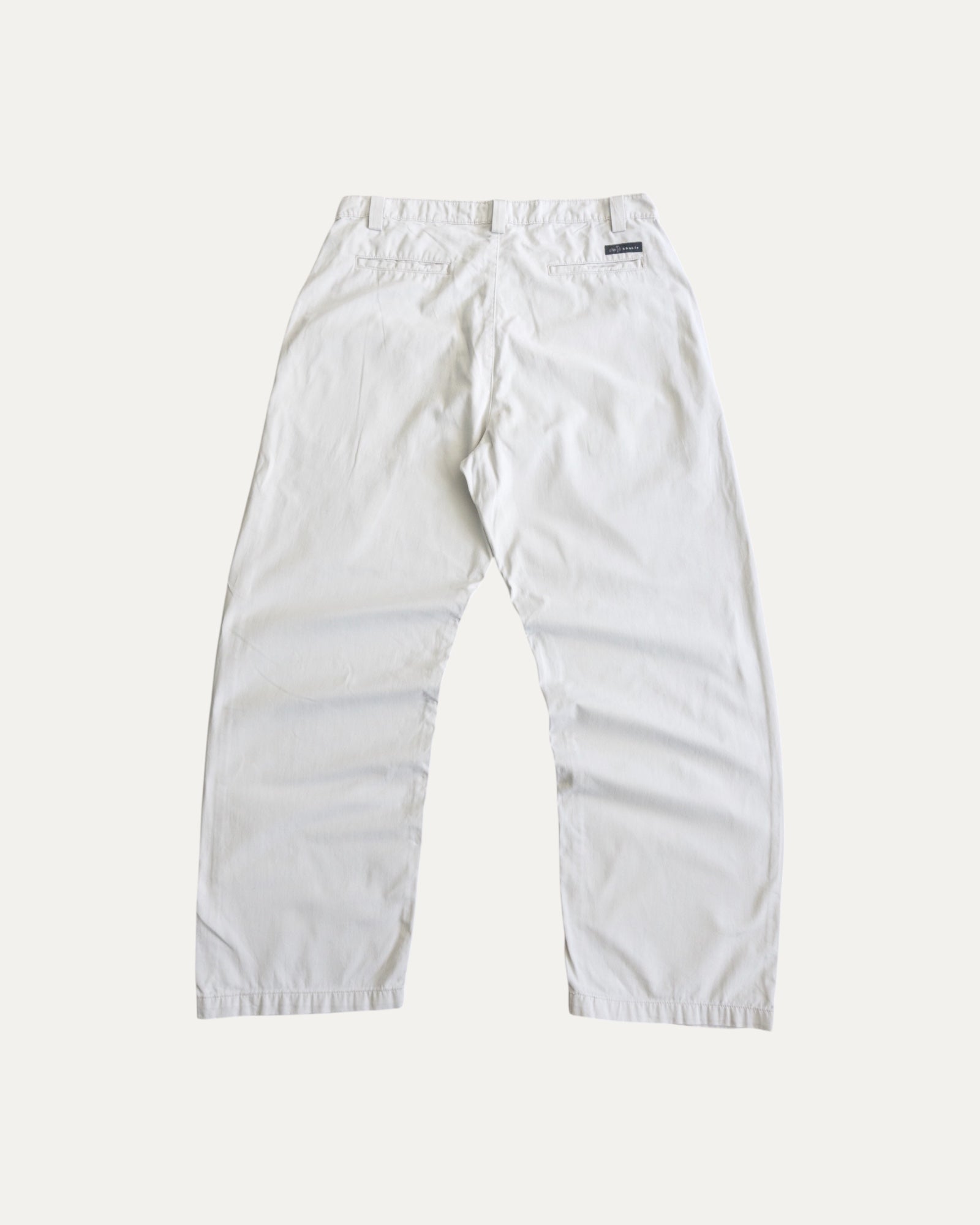 VINTAGE LEVIS SILVER TAB WHITE BAGGY PANTS - 36x30