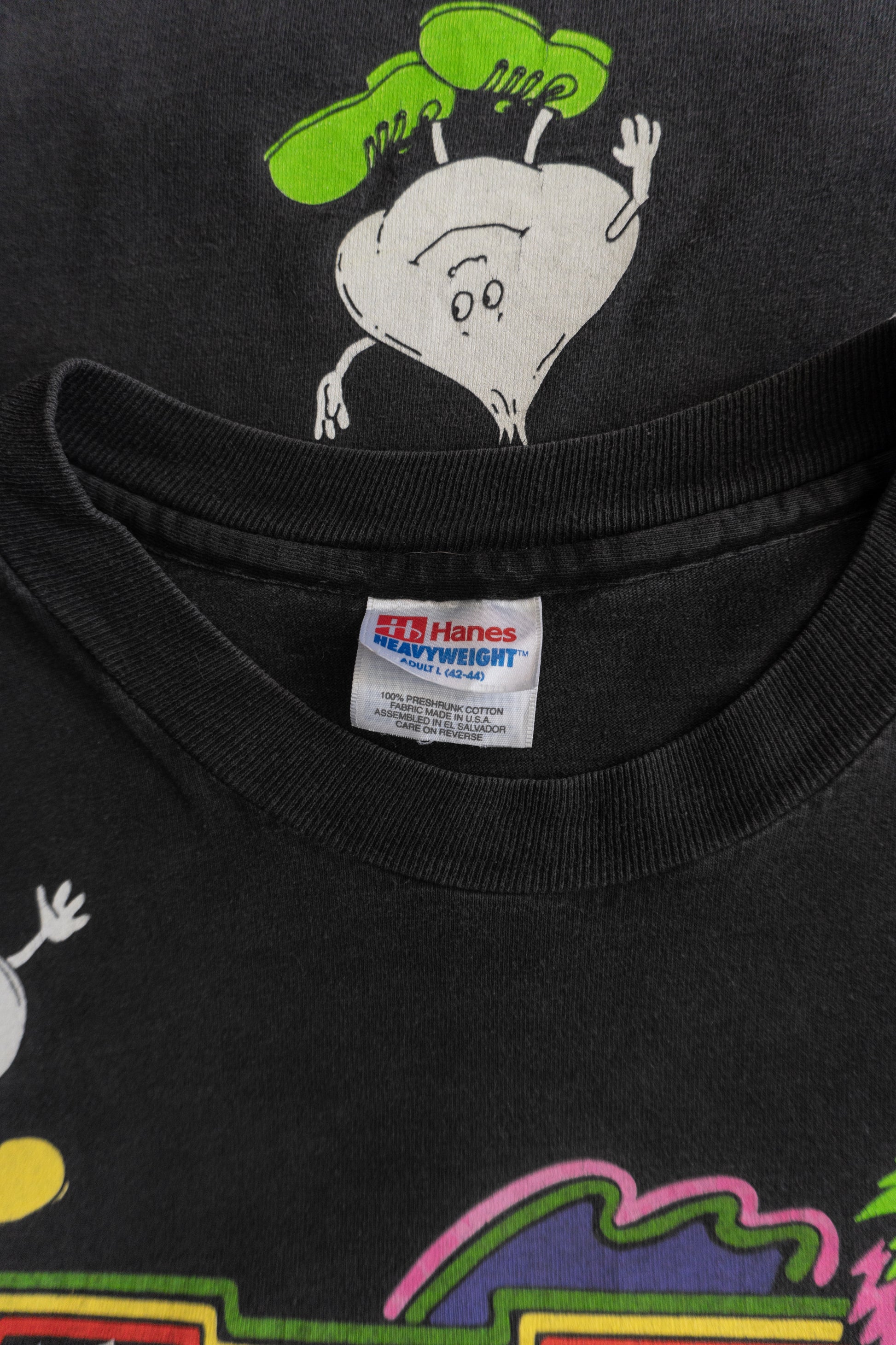 (L) 90’S VINTAGE STIKING ROSE AOP TEE