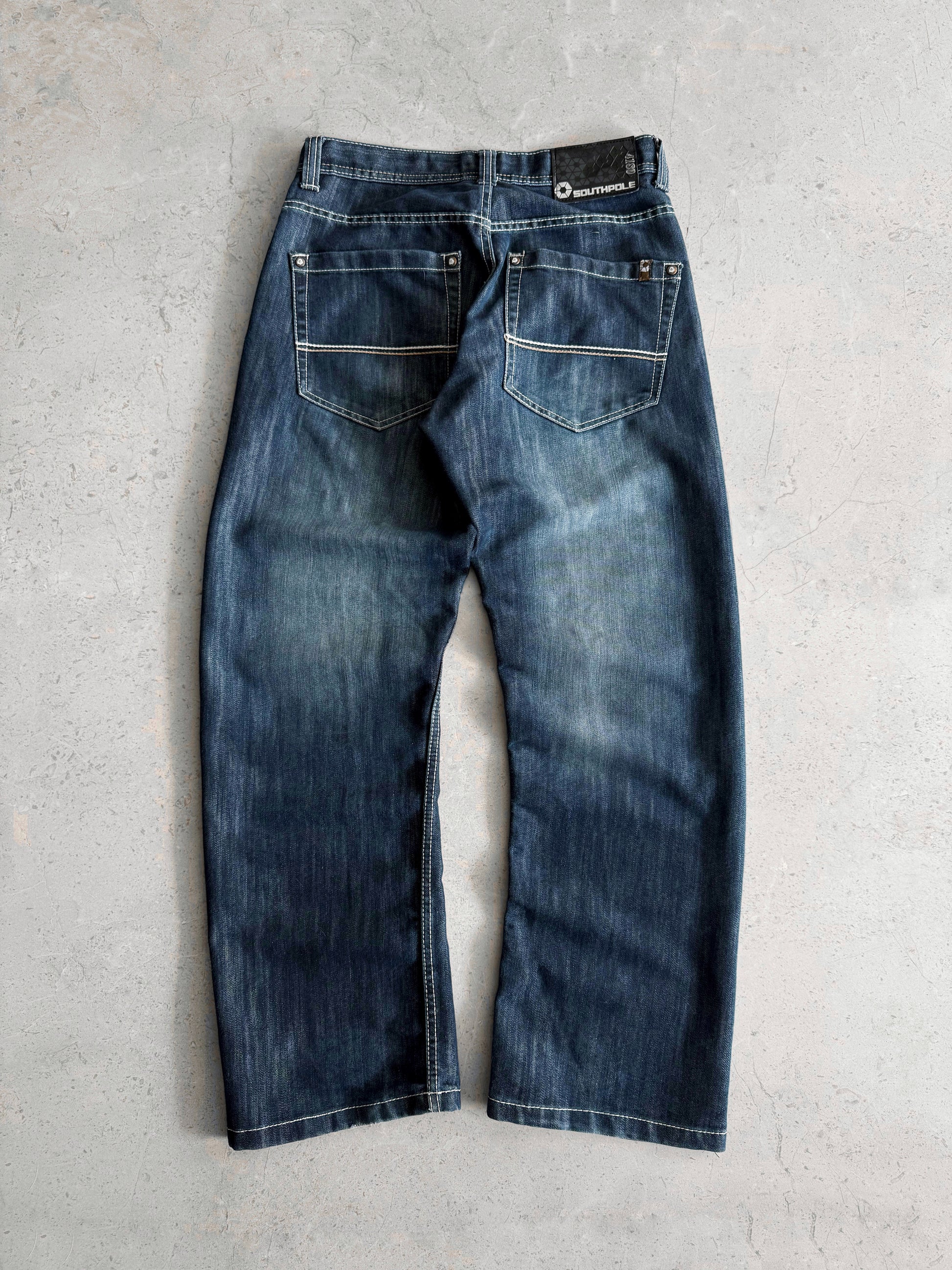 VINTAGE SOUTHPOLE FADED PANTS - 30x30