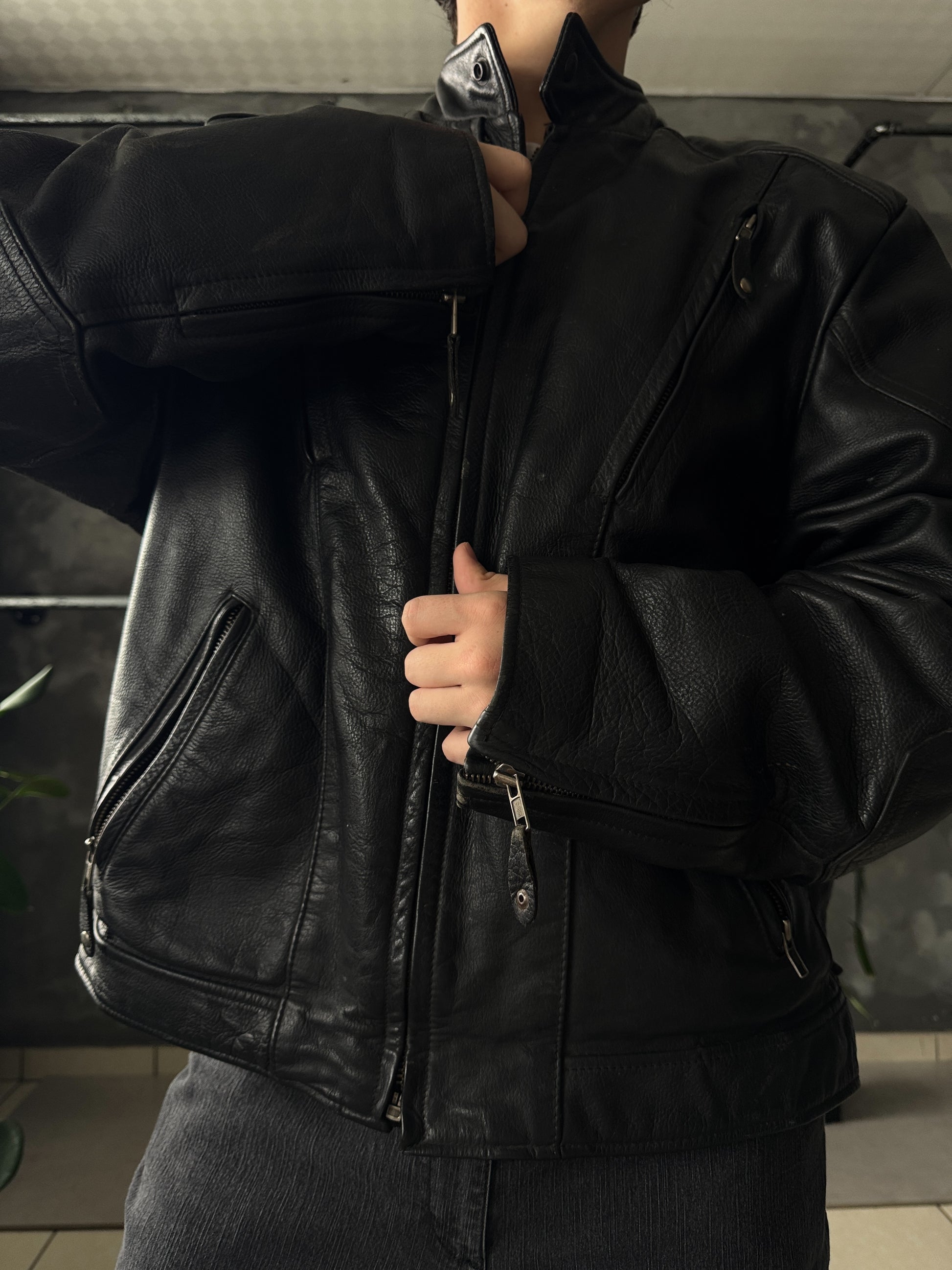 (L) VINTAGE OPEN ROAD WILSON AMAZING LEATHER JACKET
