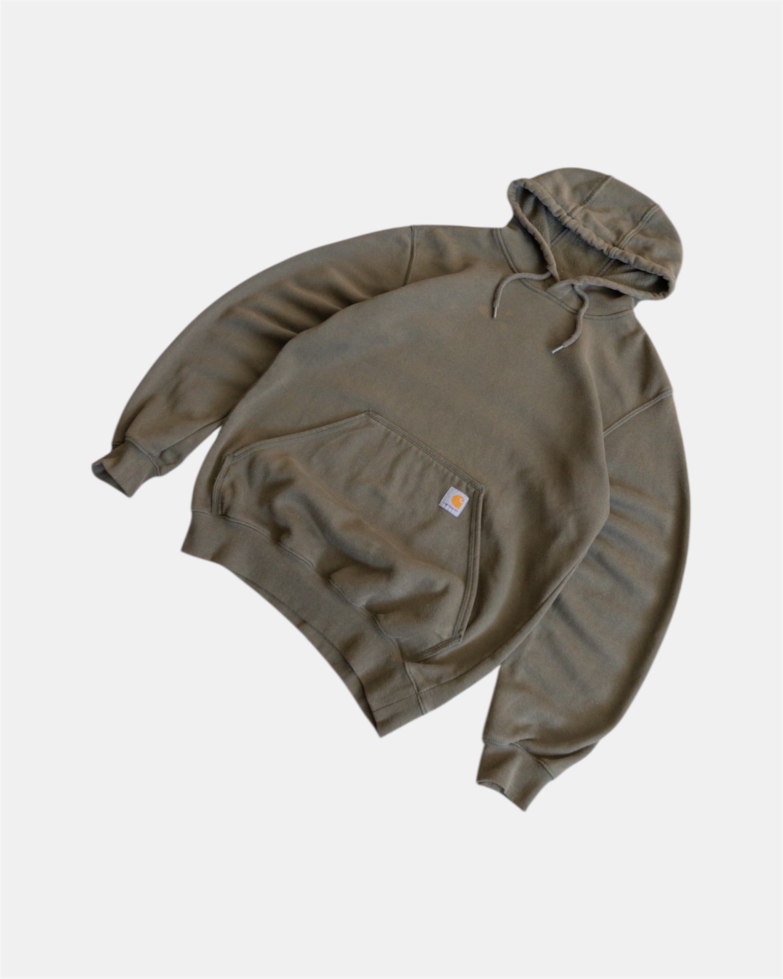 (S/M) CARHARTT OLIVE GREEN HOODIE