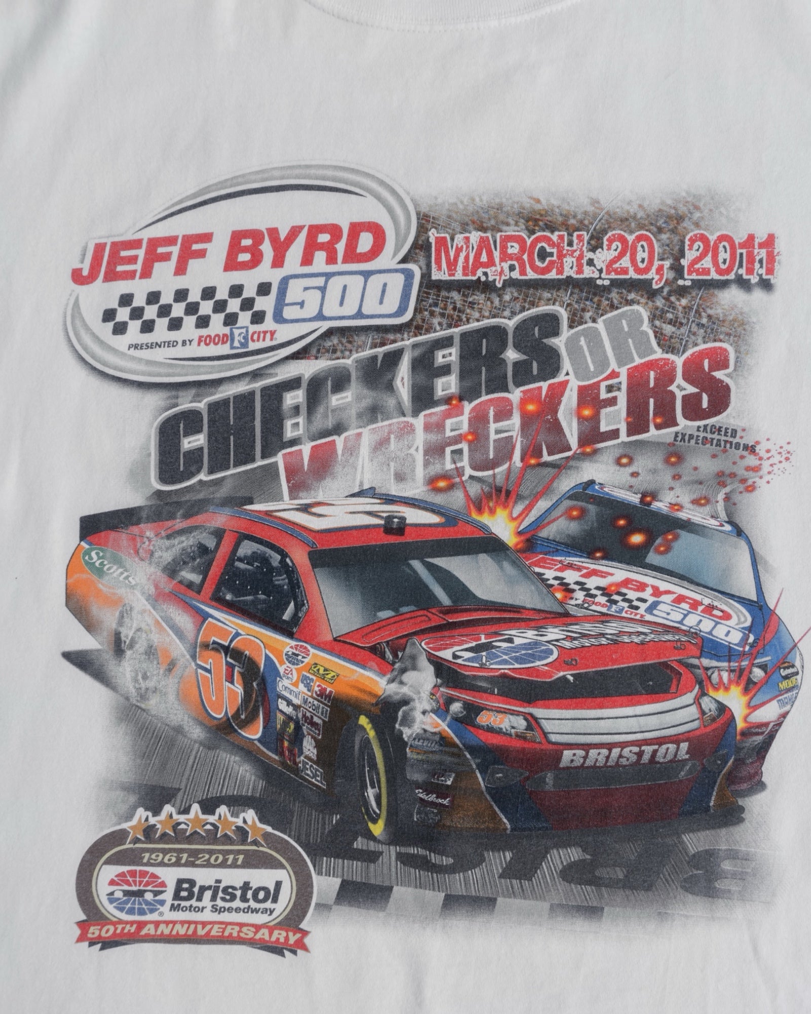 (XL) NASCAR JEFF BYRD 500 RACING TEE