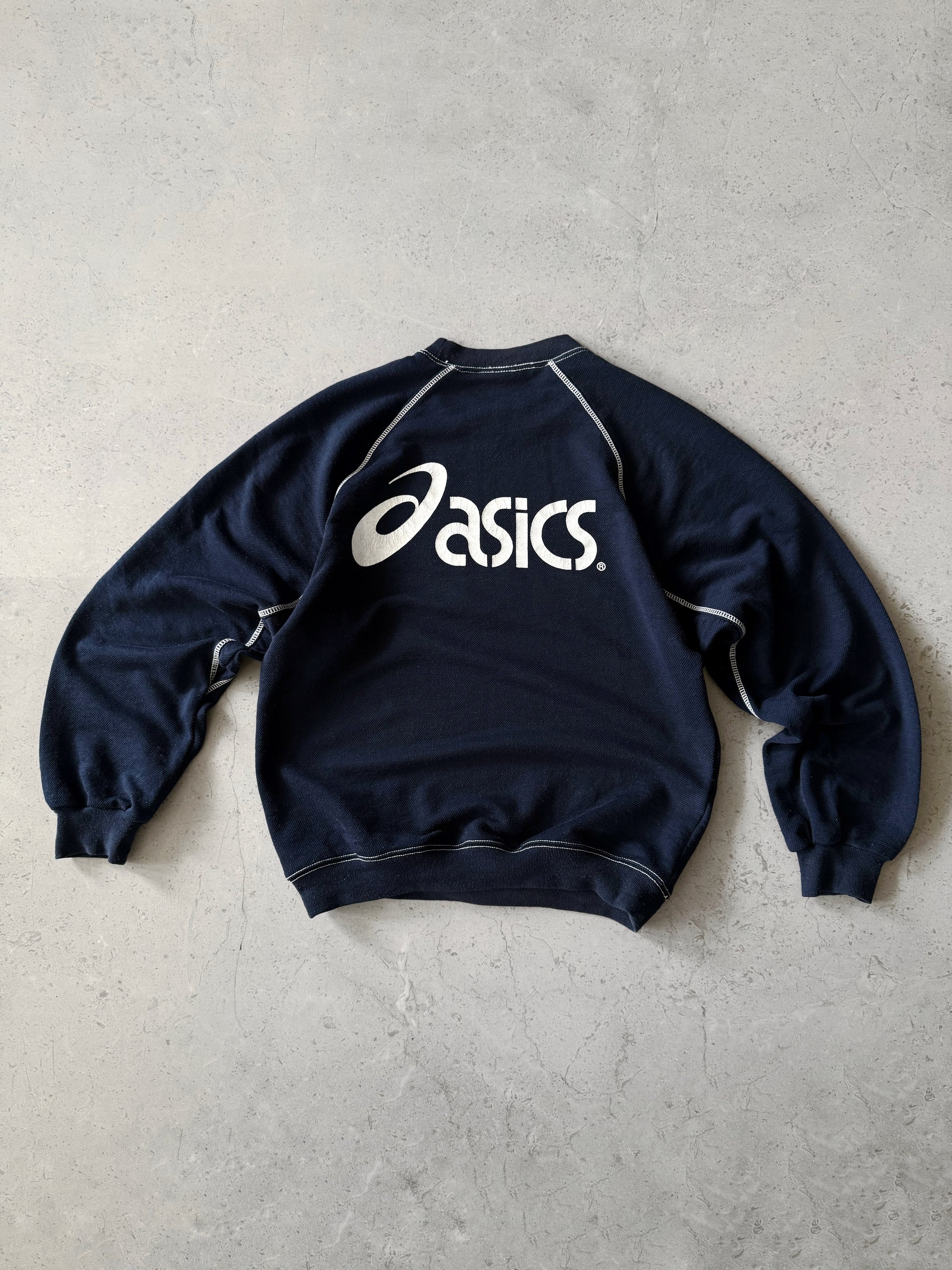 (BOXY M) 90’S VINTAGE ASICS CREWNECK