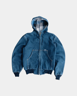 (M) VINTAGE CARHARTT JF848 BLUE DENIM JACKET