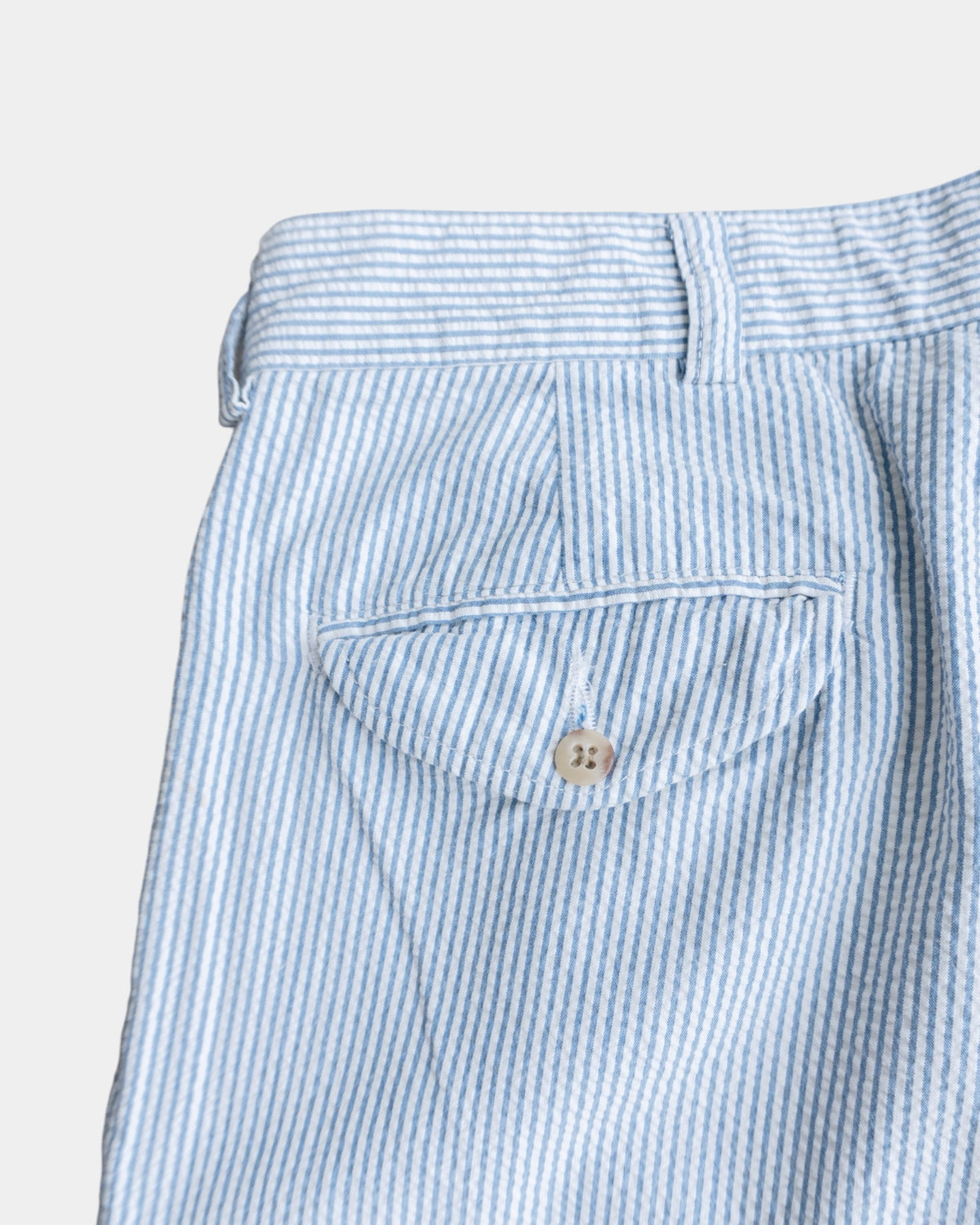 VINTAGE POLO RALPH LAUREN 2 TUCK SEER SUCKER PANTS - 34x32