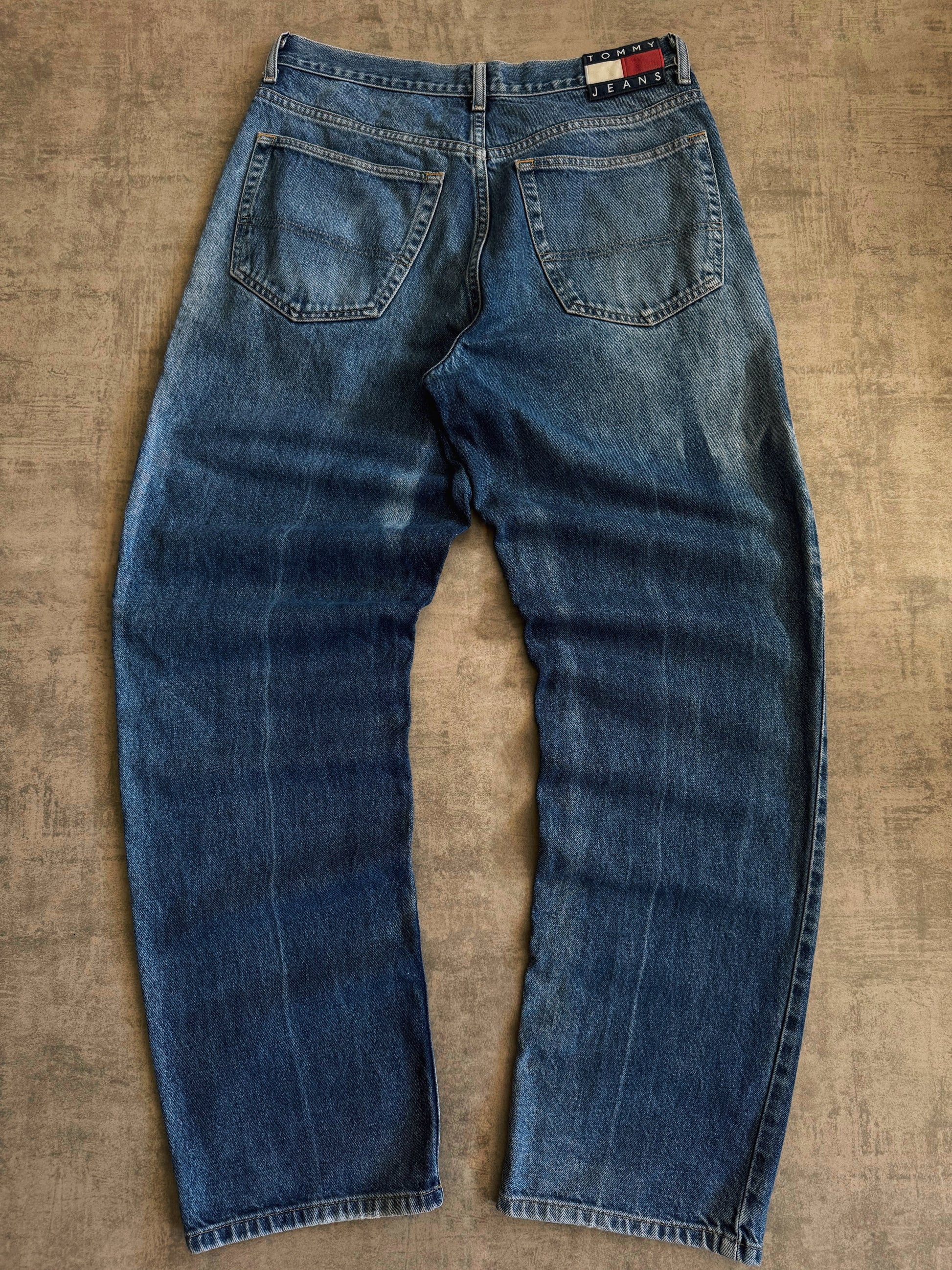 VINTAGE TOMMY HILFIGER AMAZING FADED PANTS - 34x34