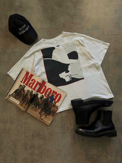 (BOXY L) 90’S VINTAGE MARLBORO COWBOY TEE